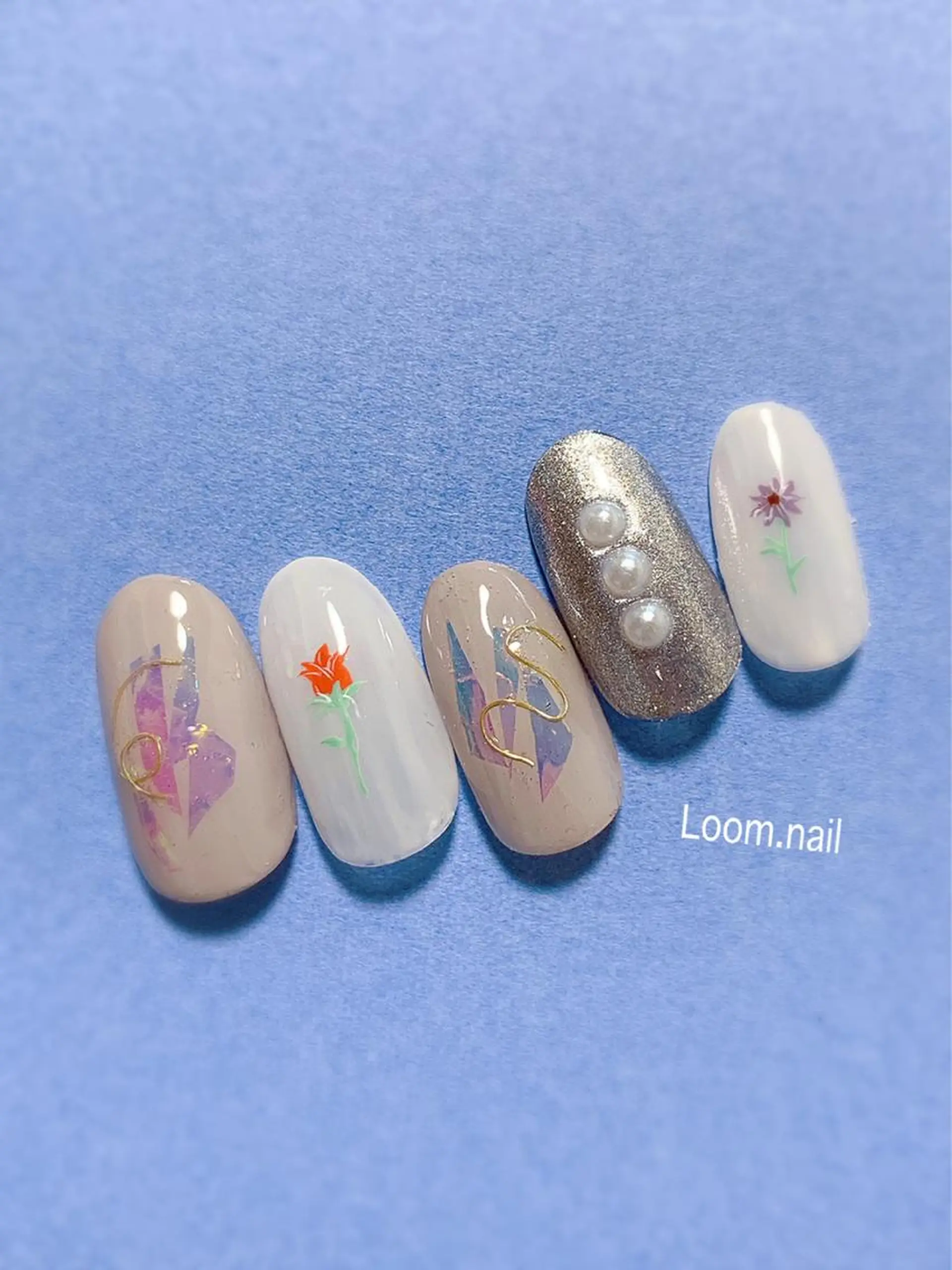 ネイル Loom所属・hrd manamiのネイルデザイン