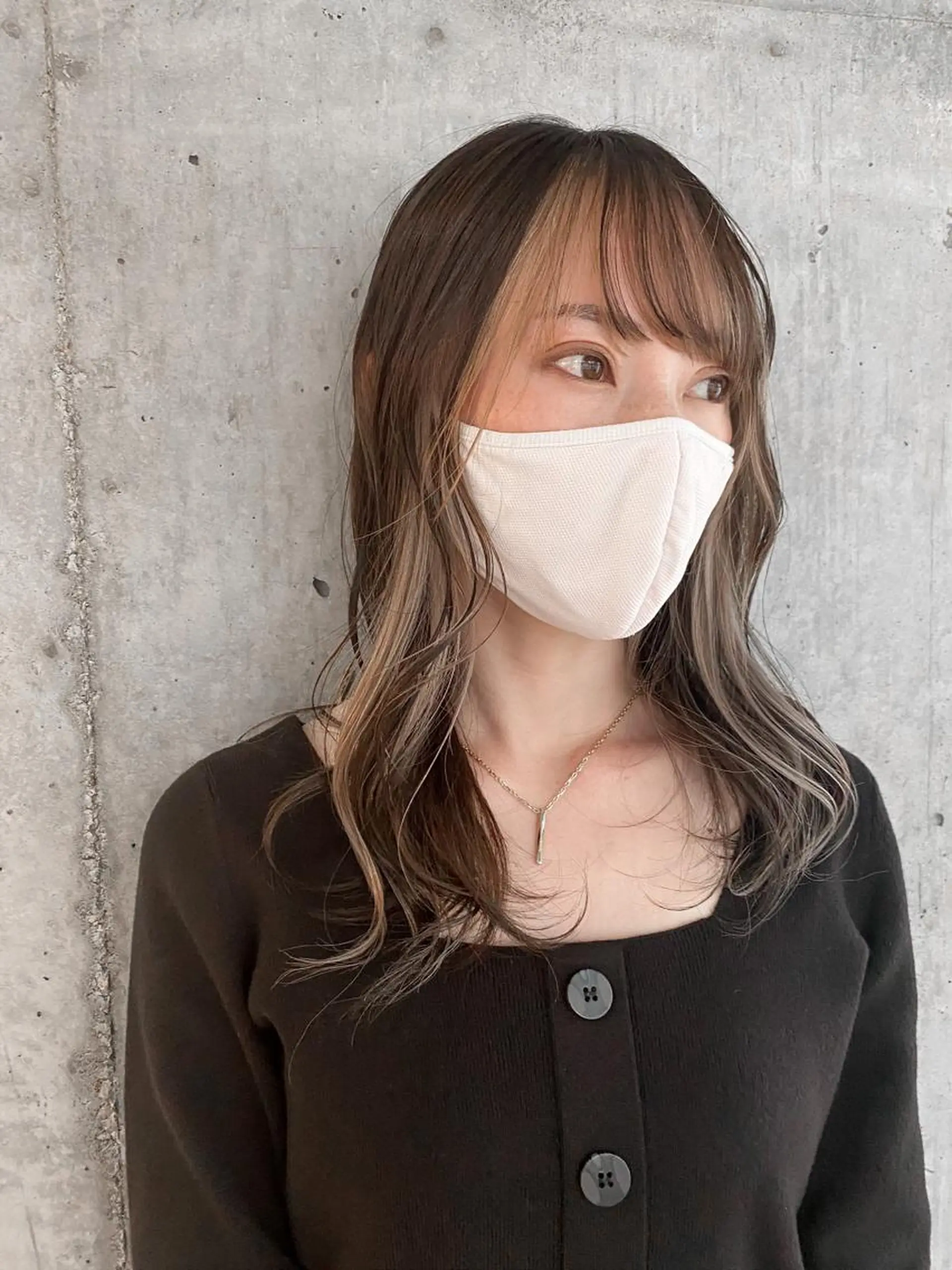 セミロング カラー ミストバング  フェイスフレーミング カット ヘアカラー トリートメント リピート率No.1✨ ユウキのヘアスタイル