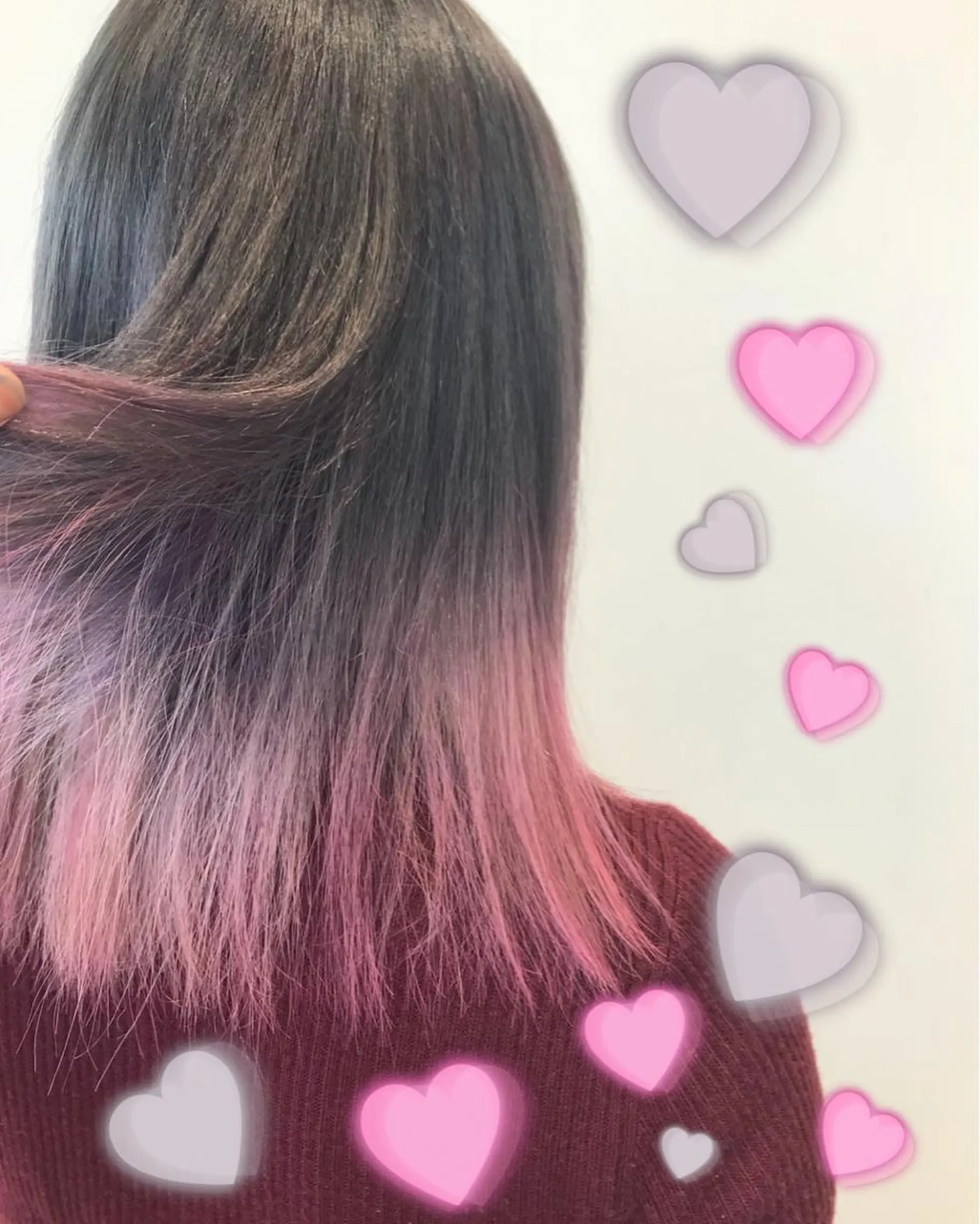 カラー ピンクカラー EMANON新宿東口所属・新宿駅近♡個室 ♡関口三都季🌜のヘアスタイル