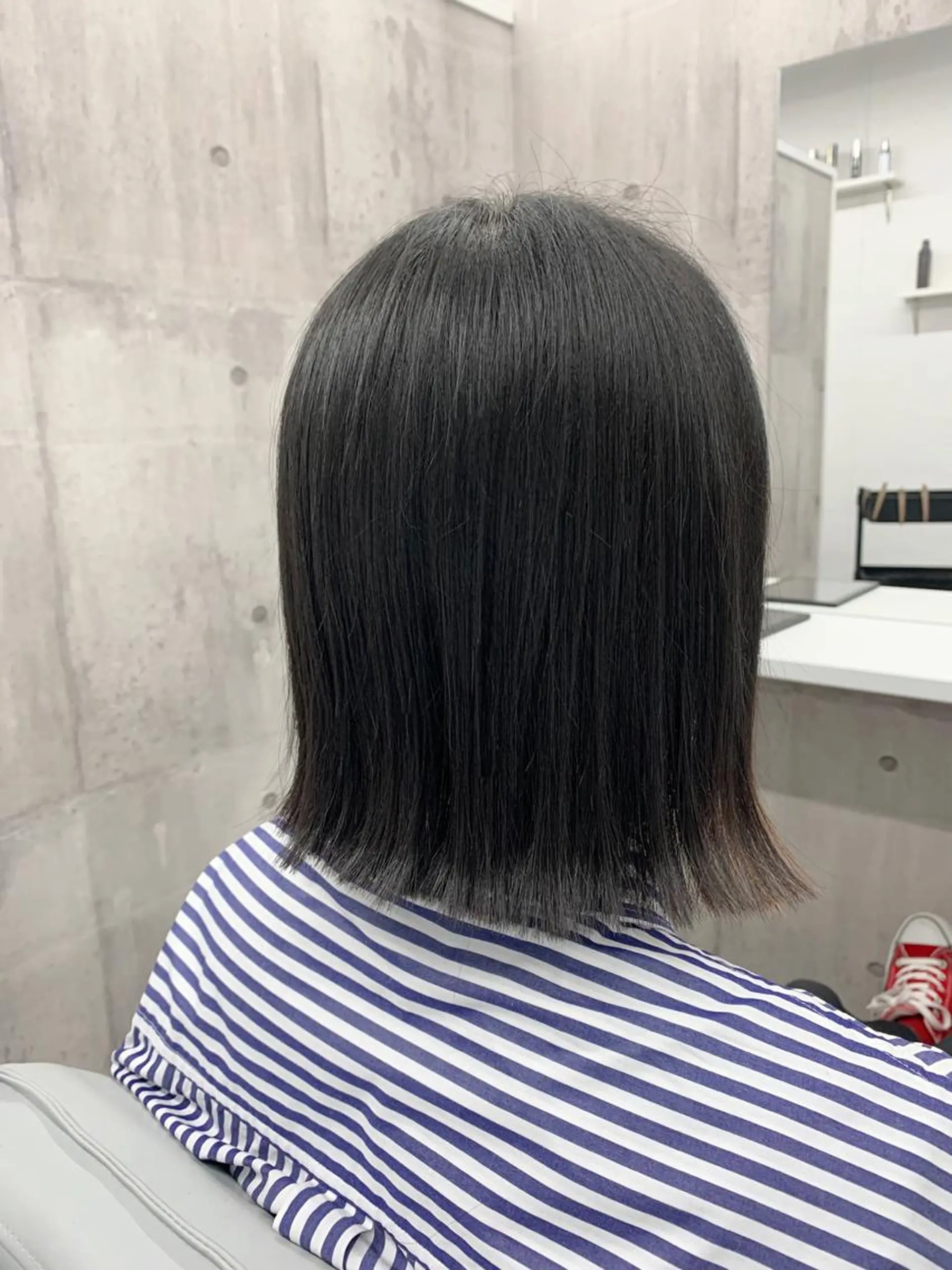 ショート 髪質改善 外ハネヘア 縮毛矯正 kyoka / 韓国 レイヤー/髪質改善のヘアスタイル