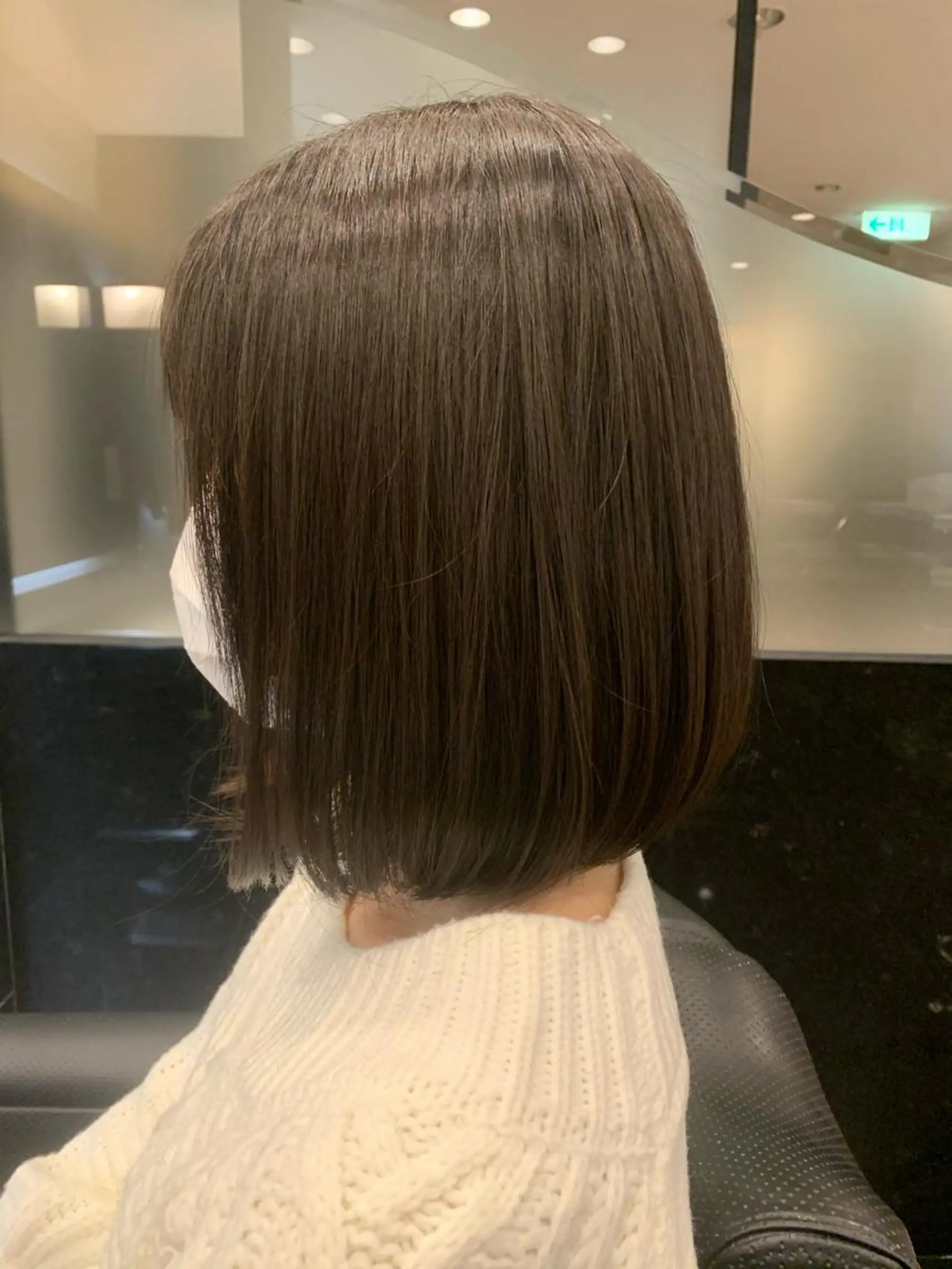 ミディアム ボブ 石村  カットモデル 丁寧なカットブロー✨のヘアスタイル