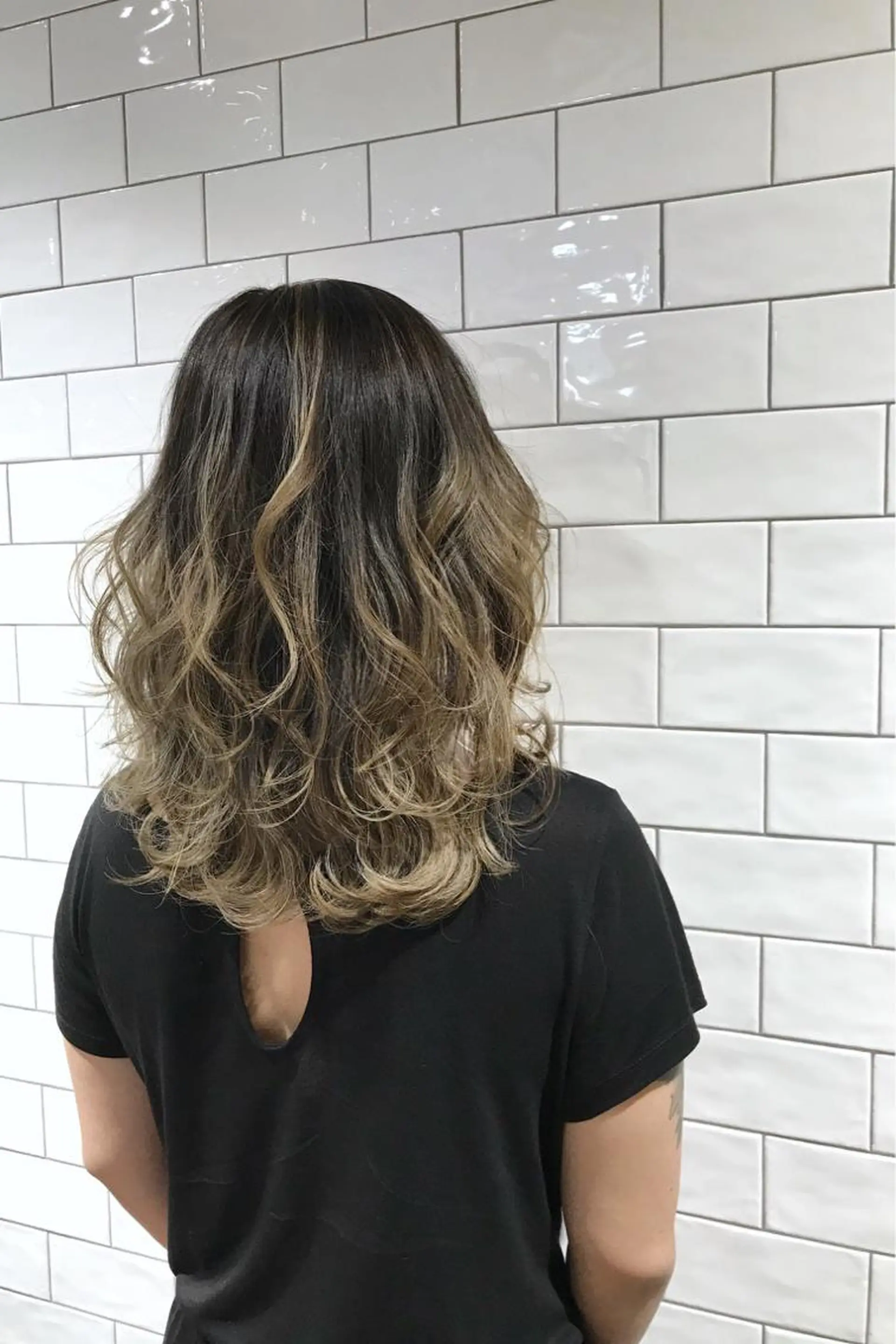 ミディアム カラー 原山 直人のヘアスタイル