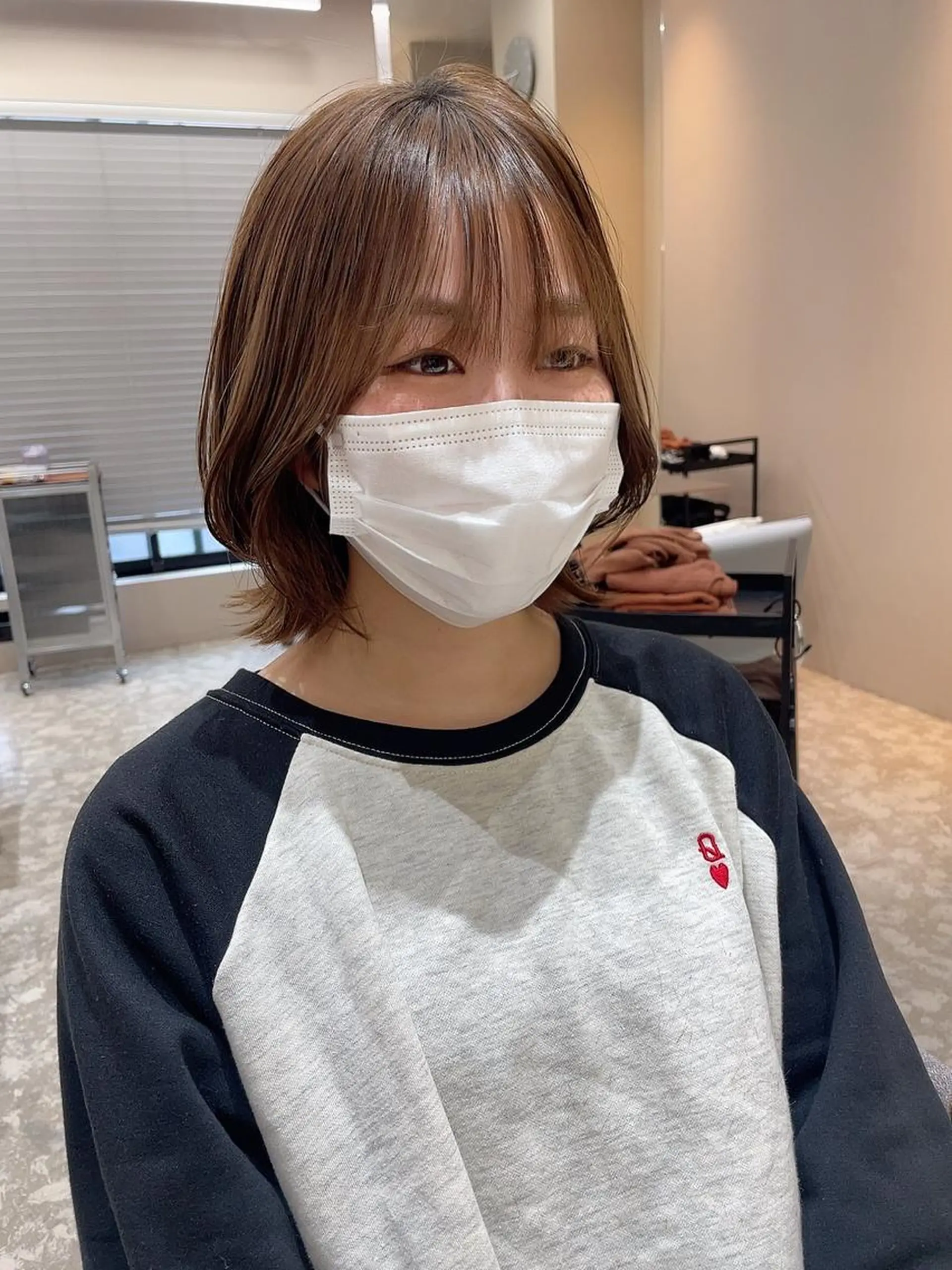 ショート ボブ くびれヘア Ess所属・YUKI / レイヤーカット🤍のヘアスタイル