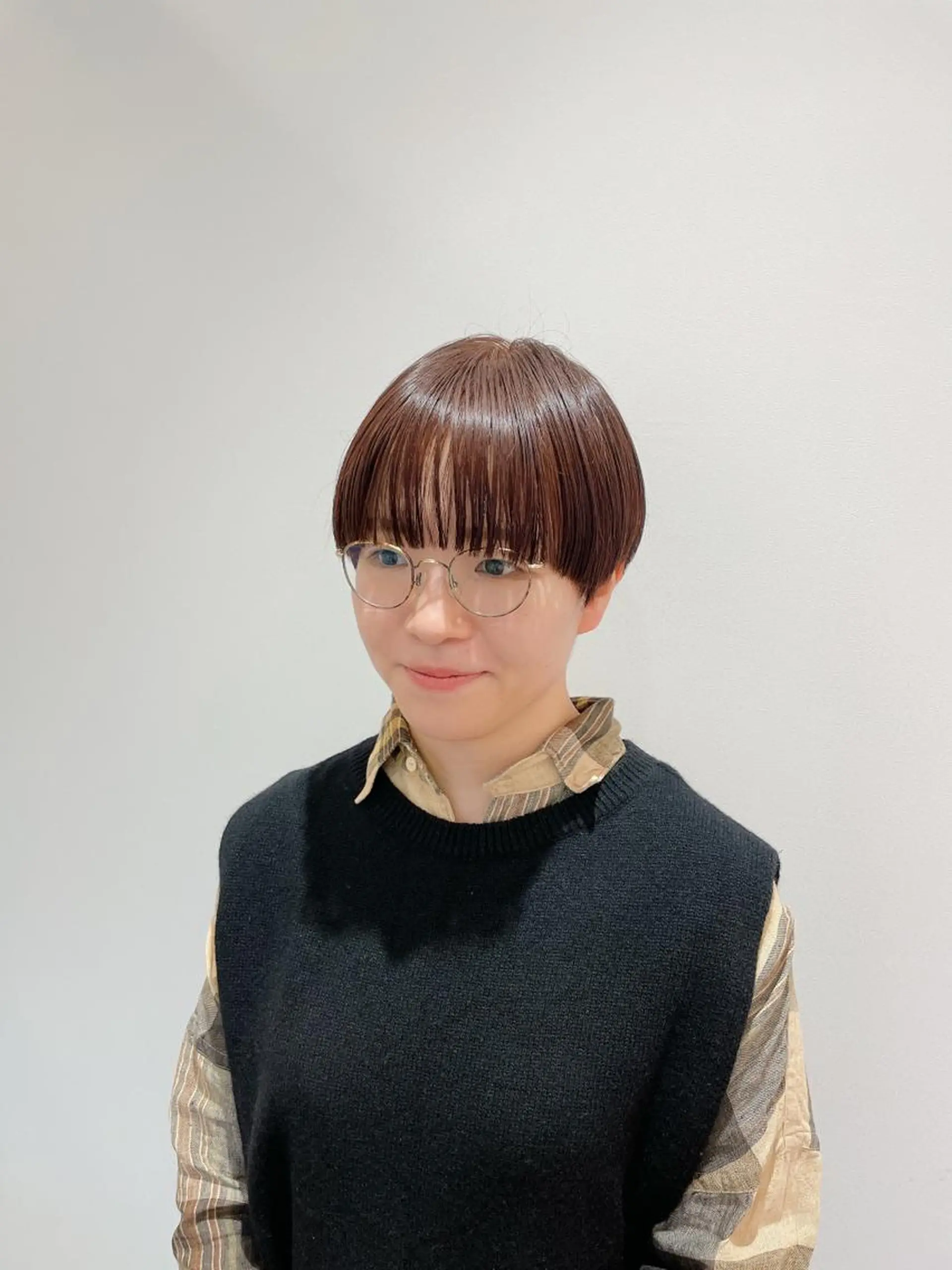 ショート ショートヘア カット ヘアカラー トリートメント ヘッドスパ コクブ アキヨのヘアスタイル