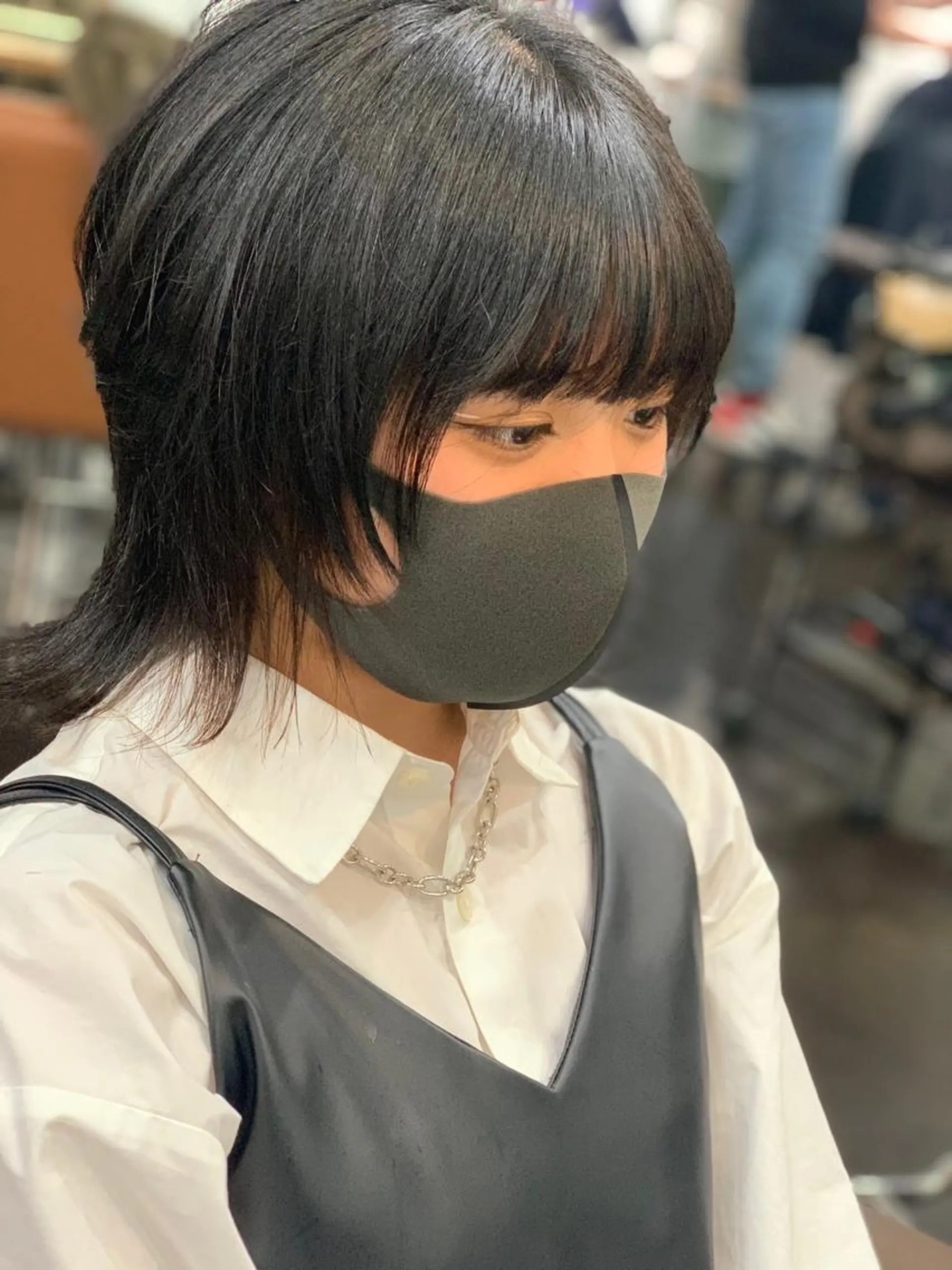 ショート ウルフカット カット ブリーチ毛に縮毛矯正 ✨カラー✨山田 正幸のヘアスタイル