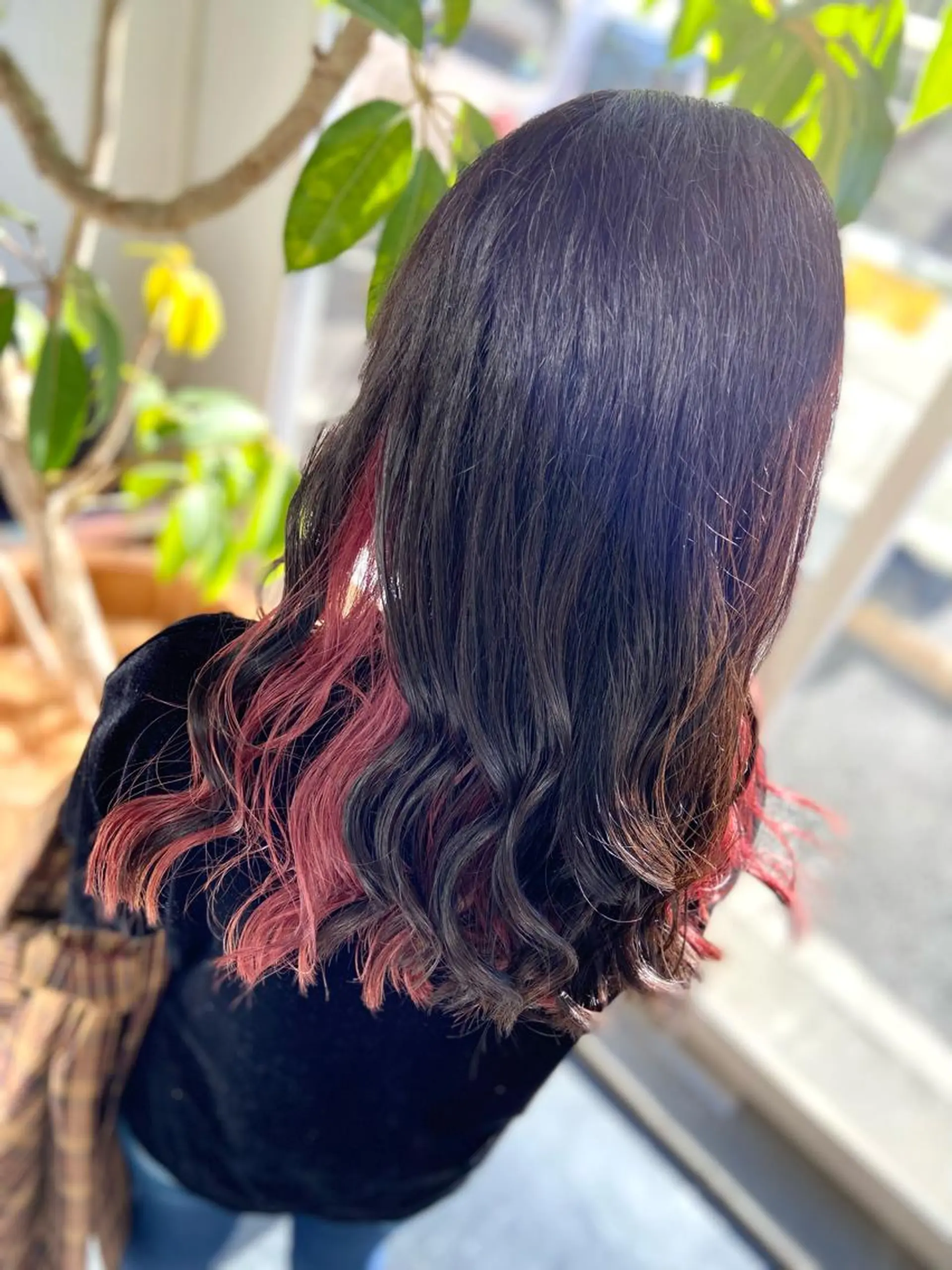 セミロング カラー インナーカラー ARK 武藤のヘアスタイル