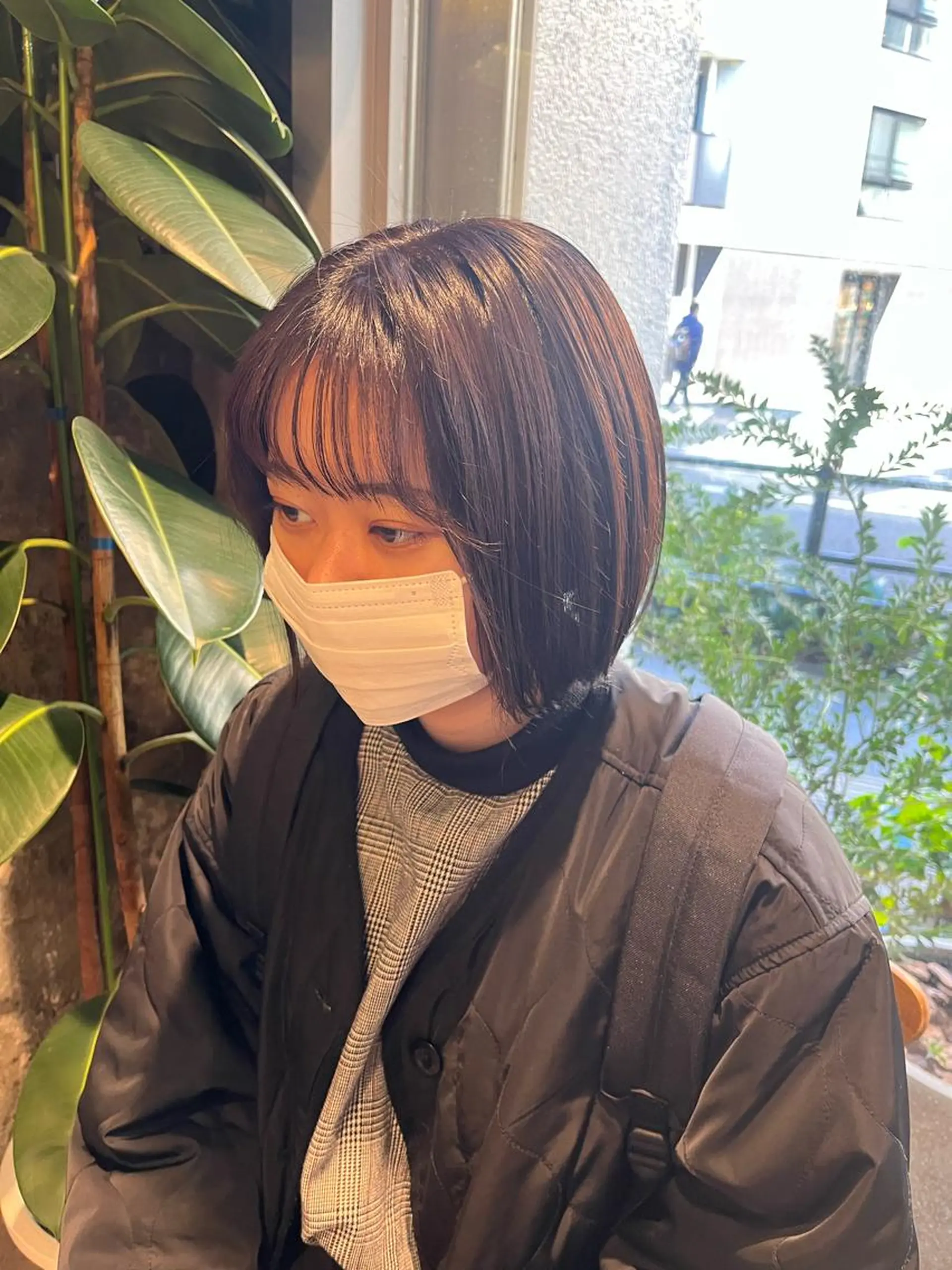 ミディアム ヘアカラー ZEST kalon RINAのヘアスタイル