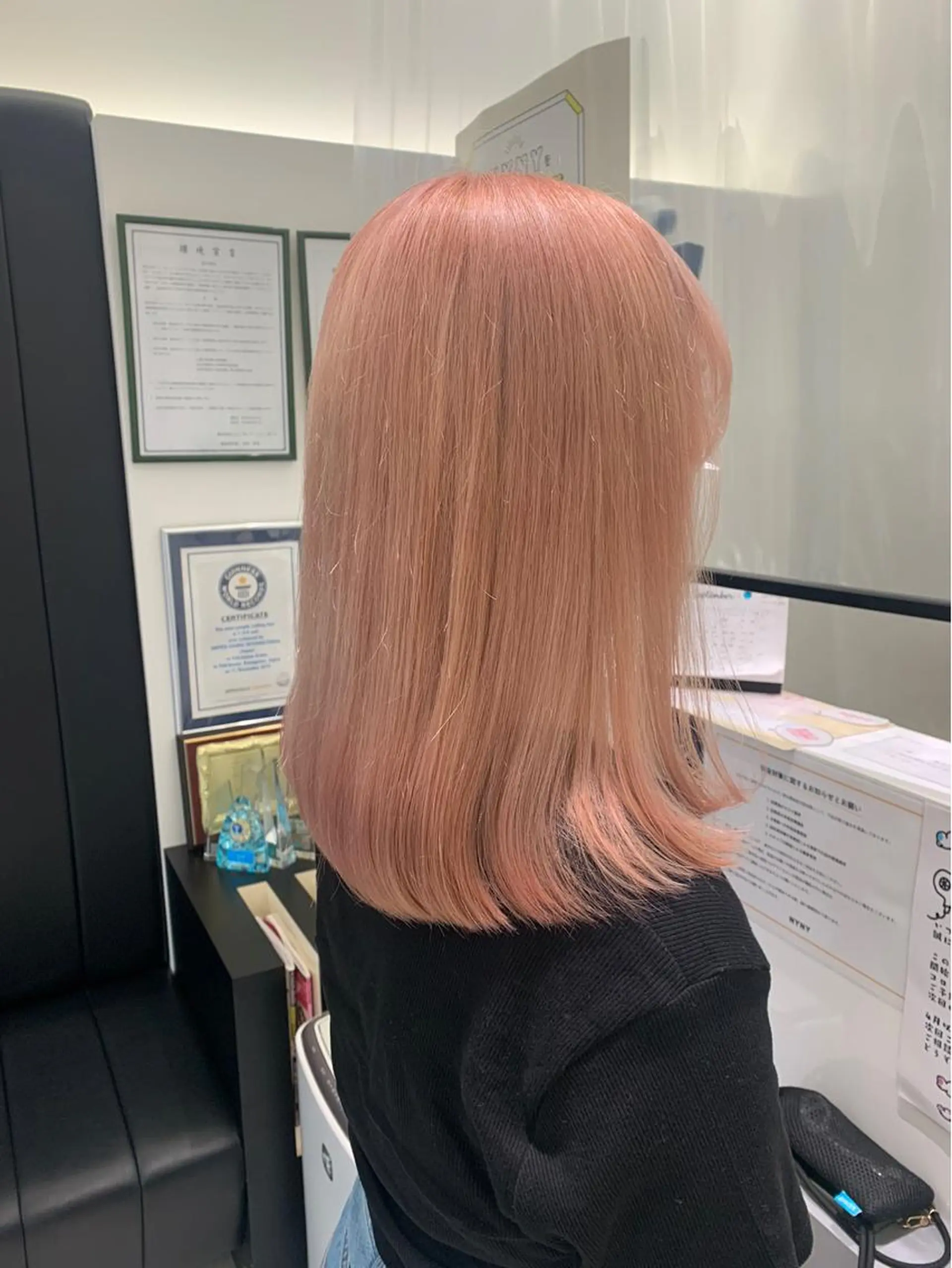 セミロング カラー ベージュカラー ピンクカラー カット ヘアカラー トリートメント メンズ/メンズパーマ 服部太地のヘアスタイル