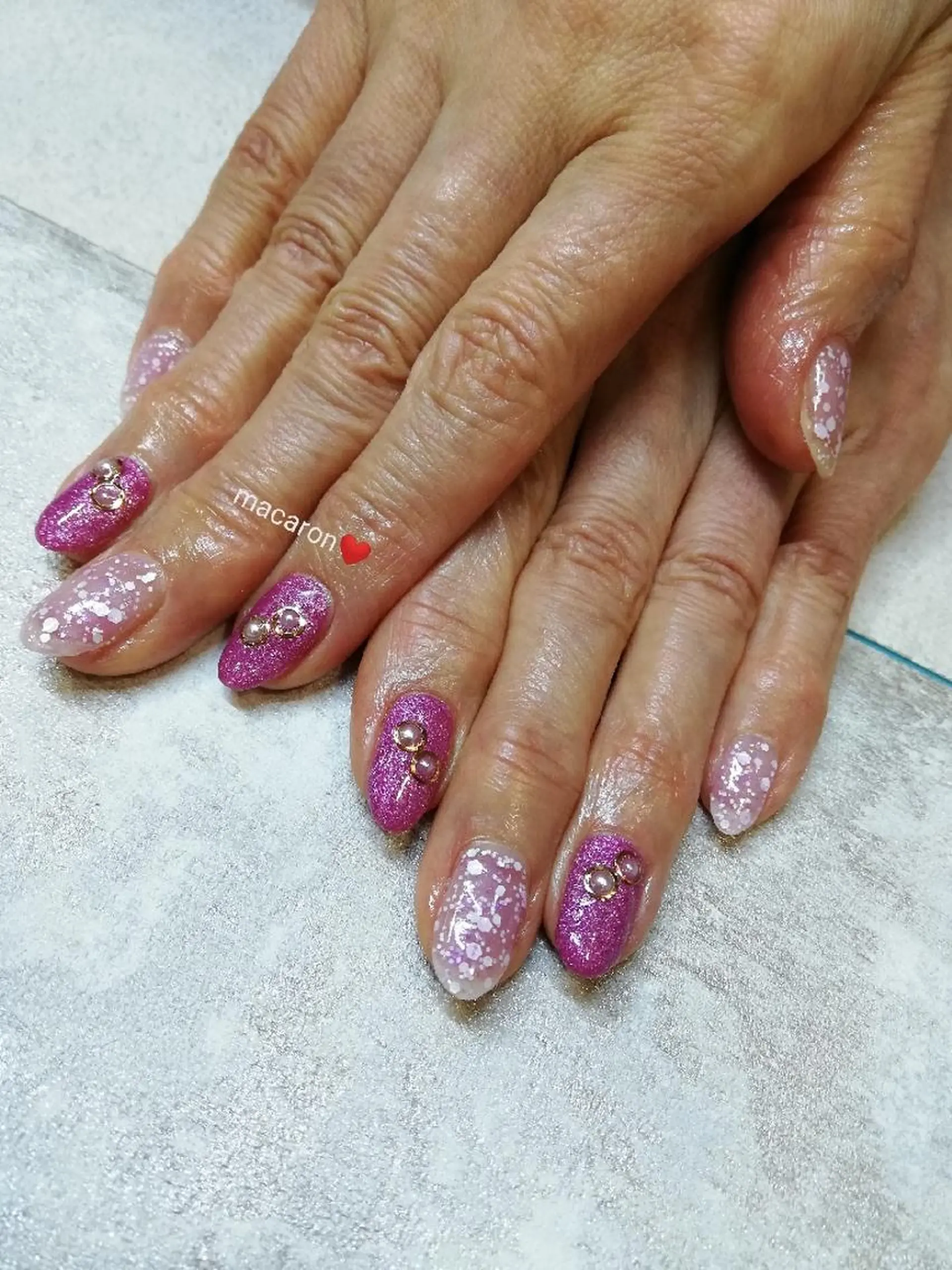 ネイル ハンドネイル macaron♥所属・nail salon macaron のネイルデザイン