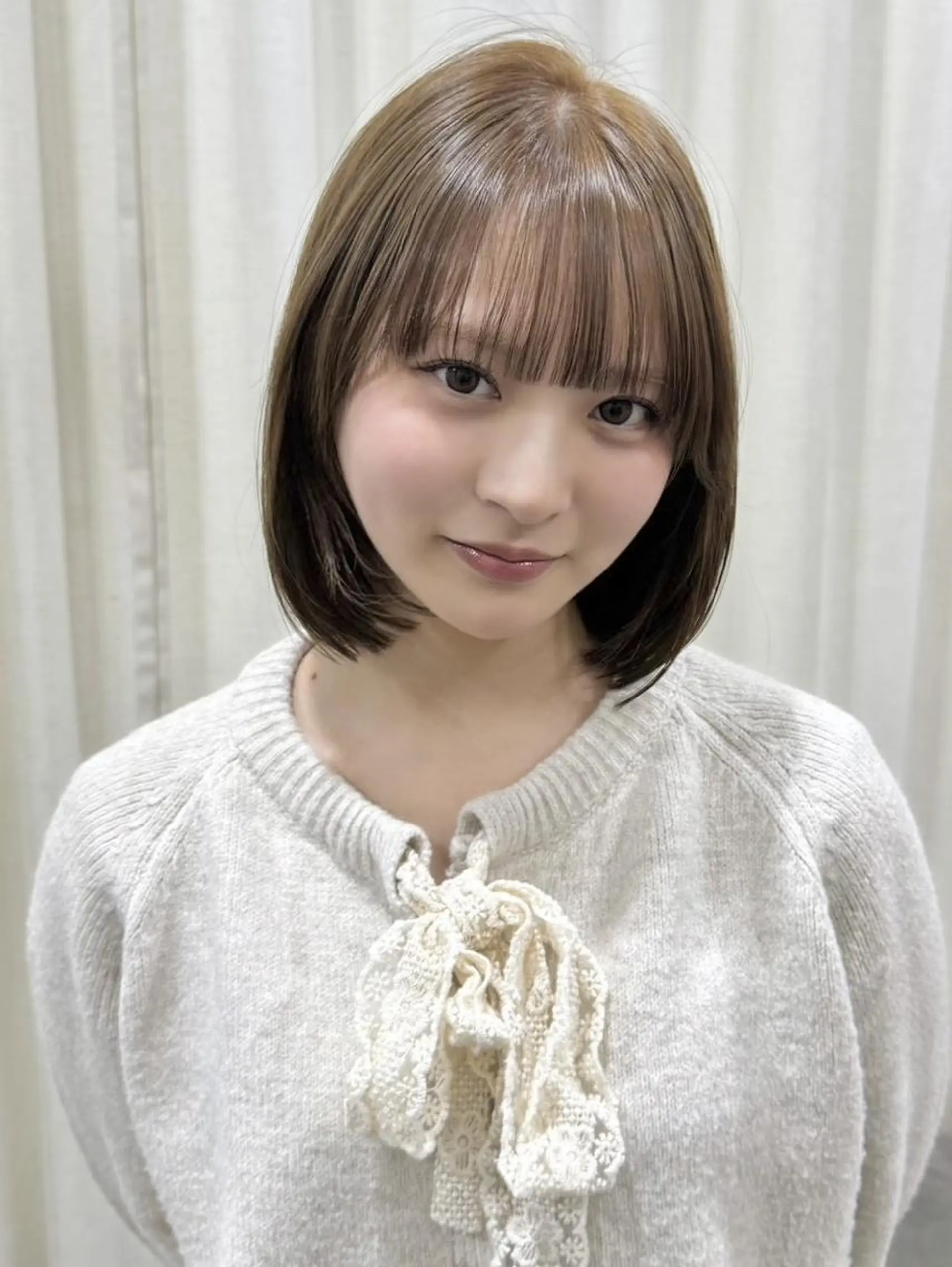 ショート カラー ボブ カット ヘアカラー トリートメント 韓国ヘア/レイヤー /髪質改善🦋イブキのヘアスタイル