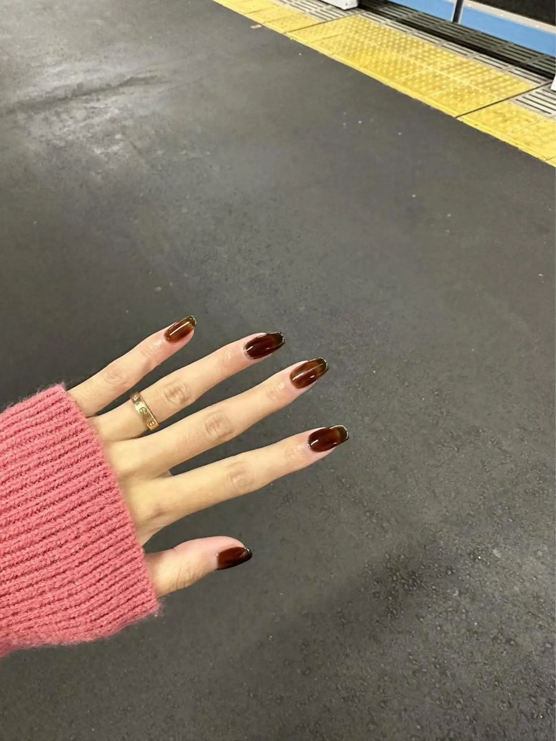 ロング ハンドネイル ハンドケア 💜MIYA nail川崎店のネイルデザイン