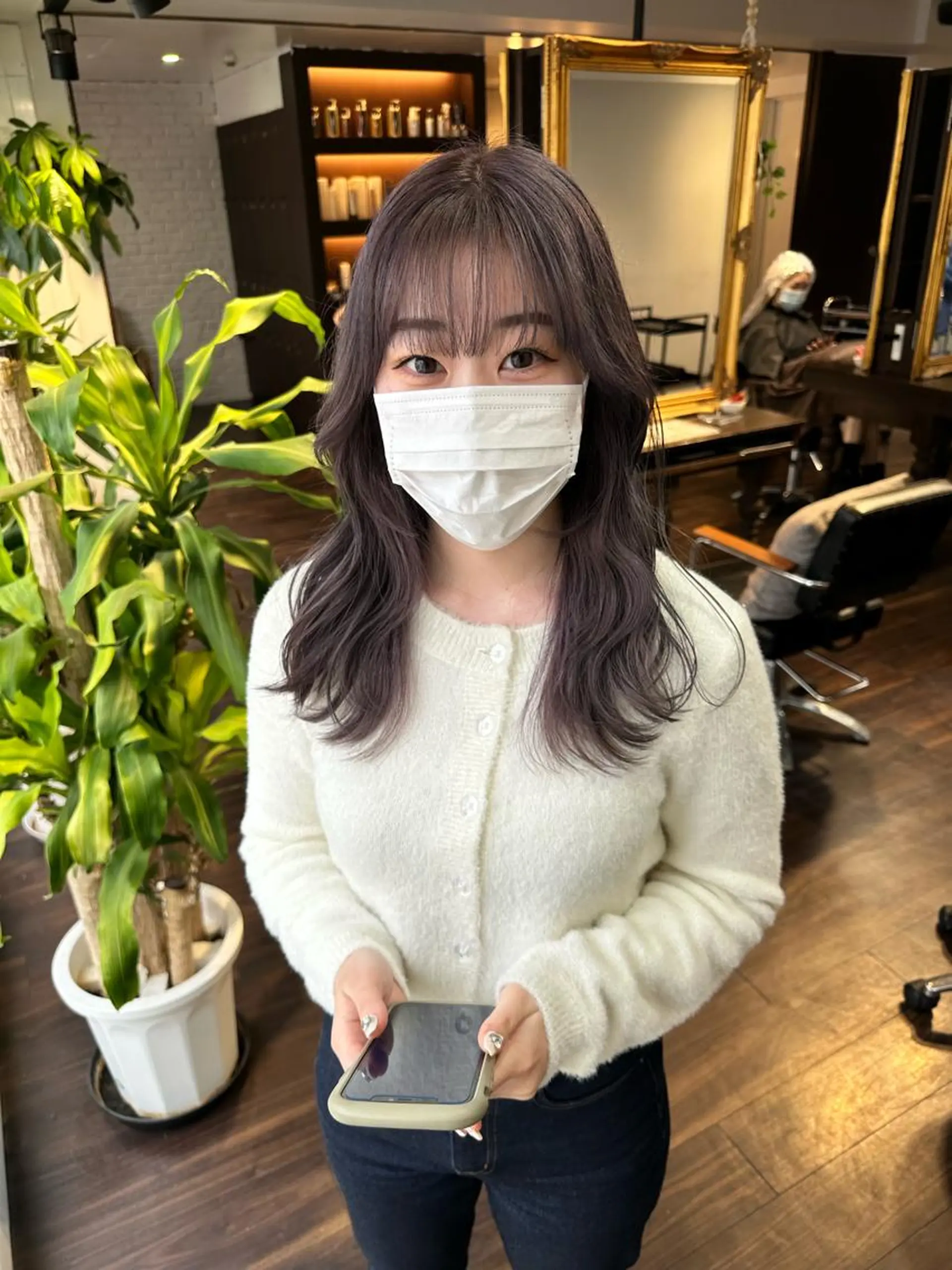 ミディアム カラー アディクシーカラー ブリーチ ケアブリーチ デザインカラー ハイトーンカラー カット ヘアカラー トリートメント ワンホンヘア ケラチン/Kaitoのヘアスタイル