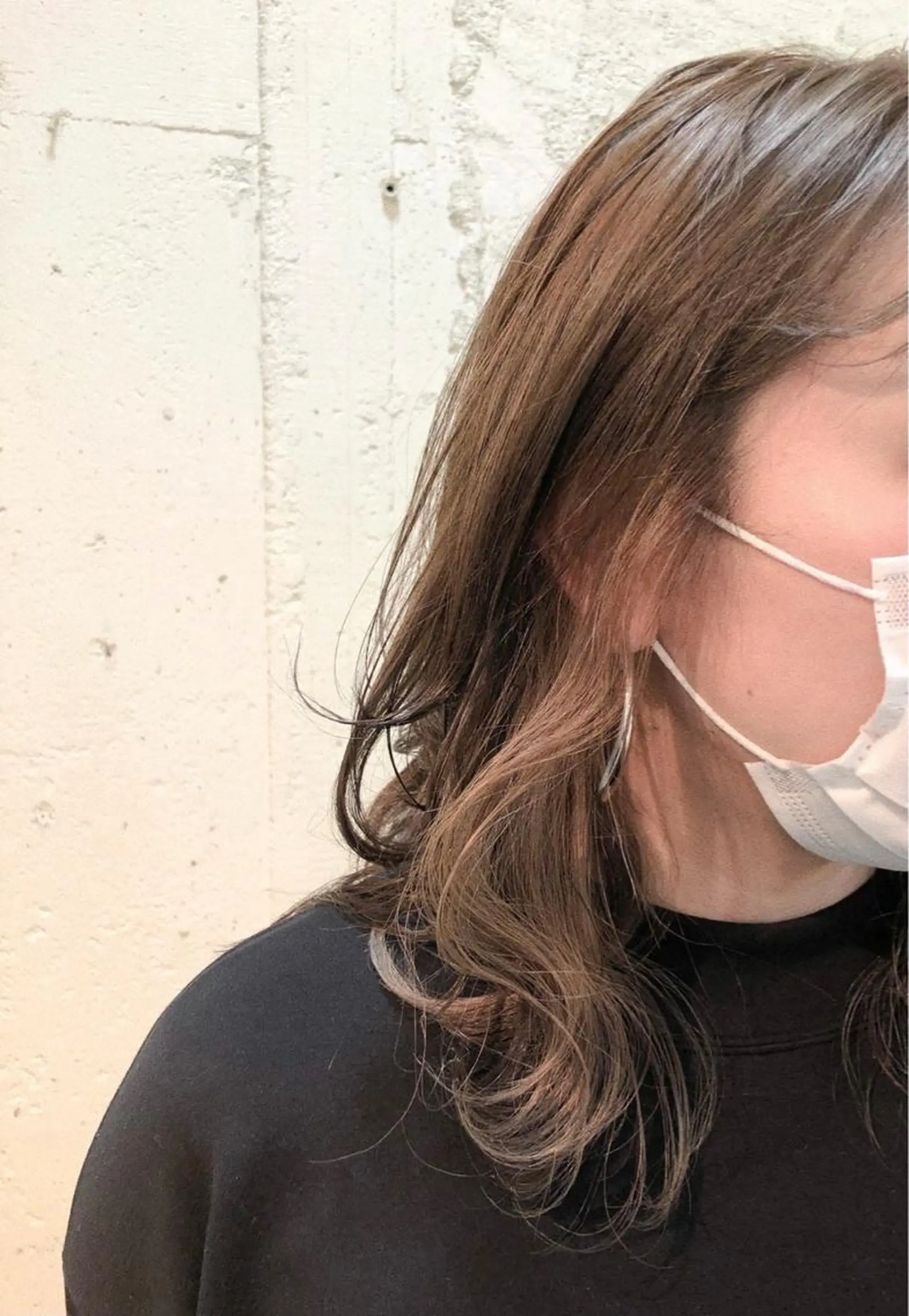セミロング カラー 🕶️佐藤 海李🐏のヘアスタイル