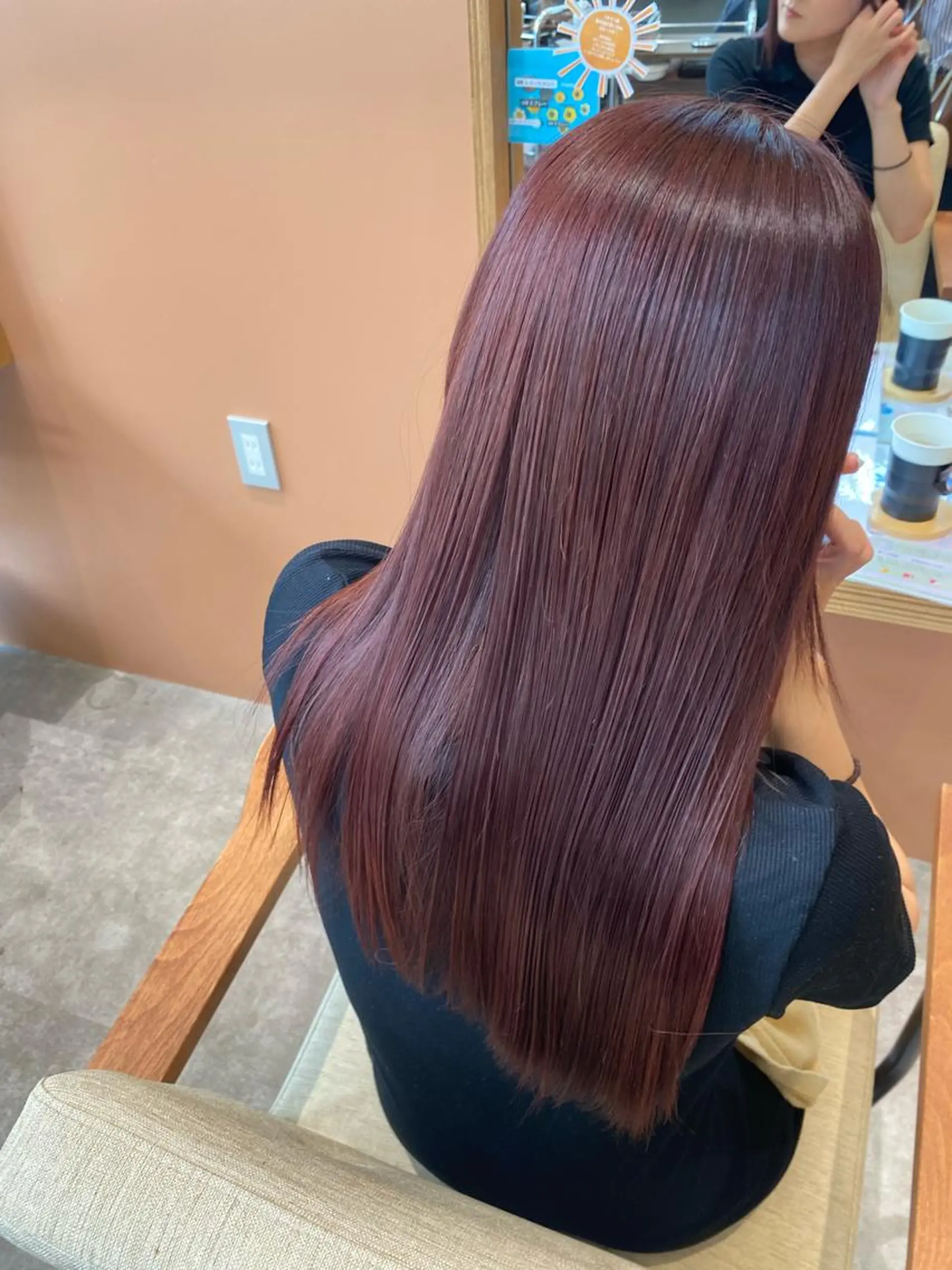 ロング カラー 藤野 凪沙のヘアスタイル