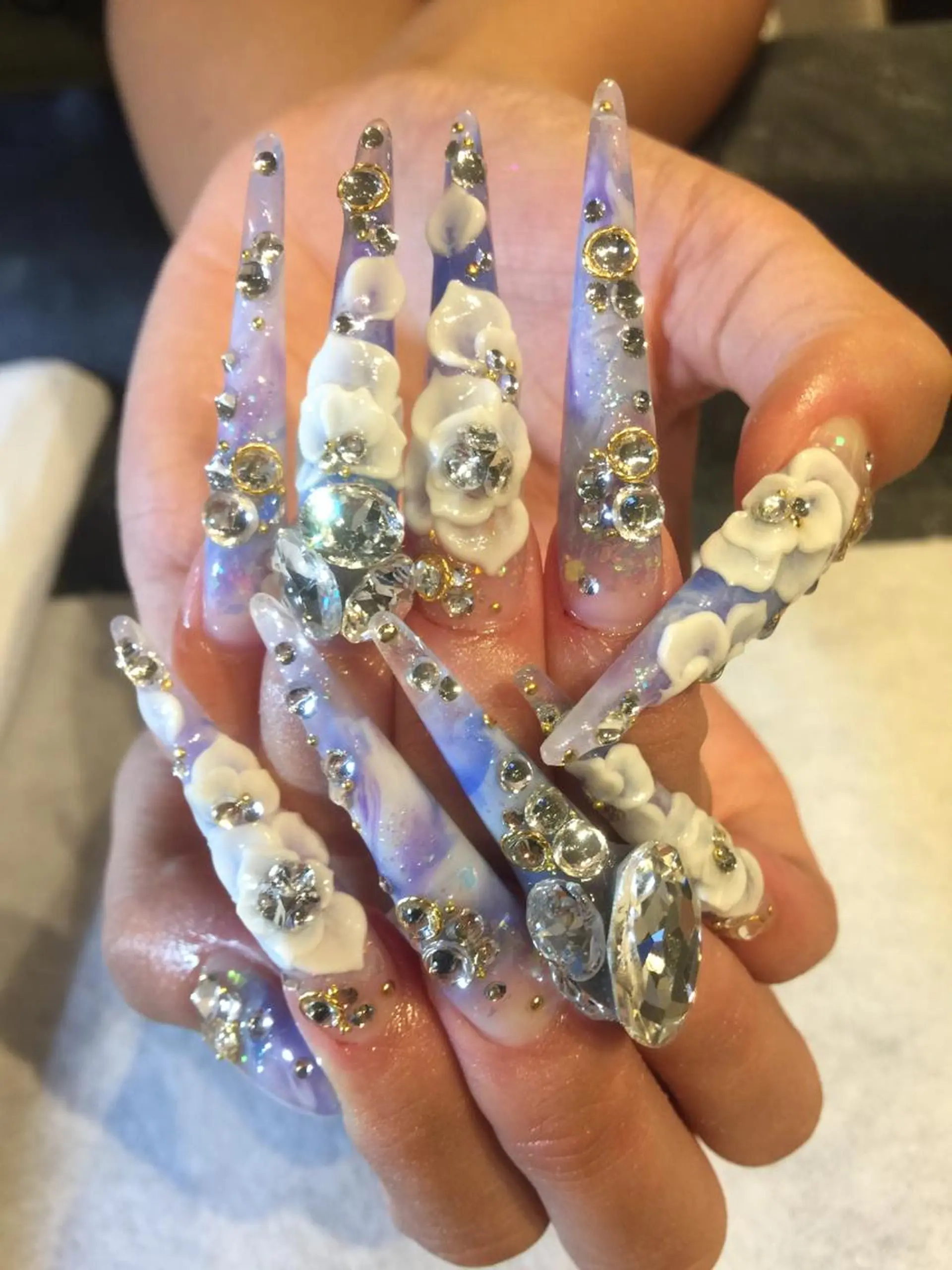 ネイル スカルプネイル chatblanc ♡のネイルデザイン