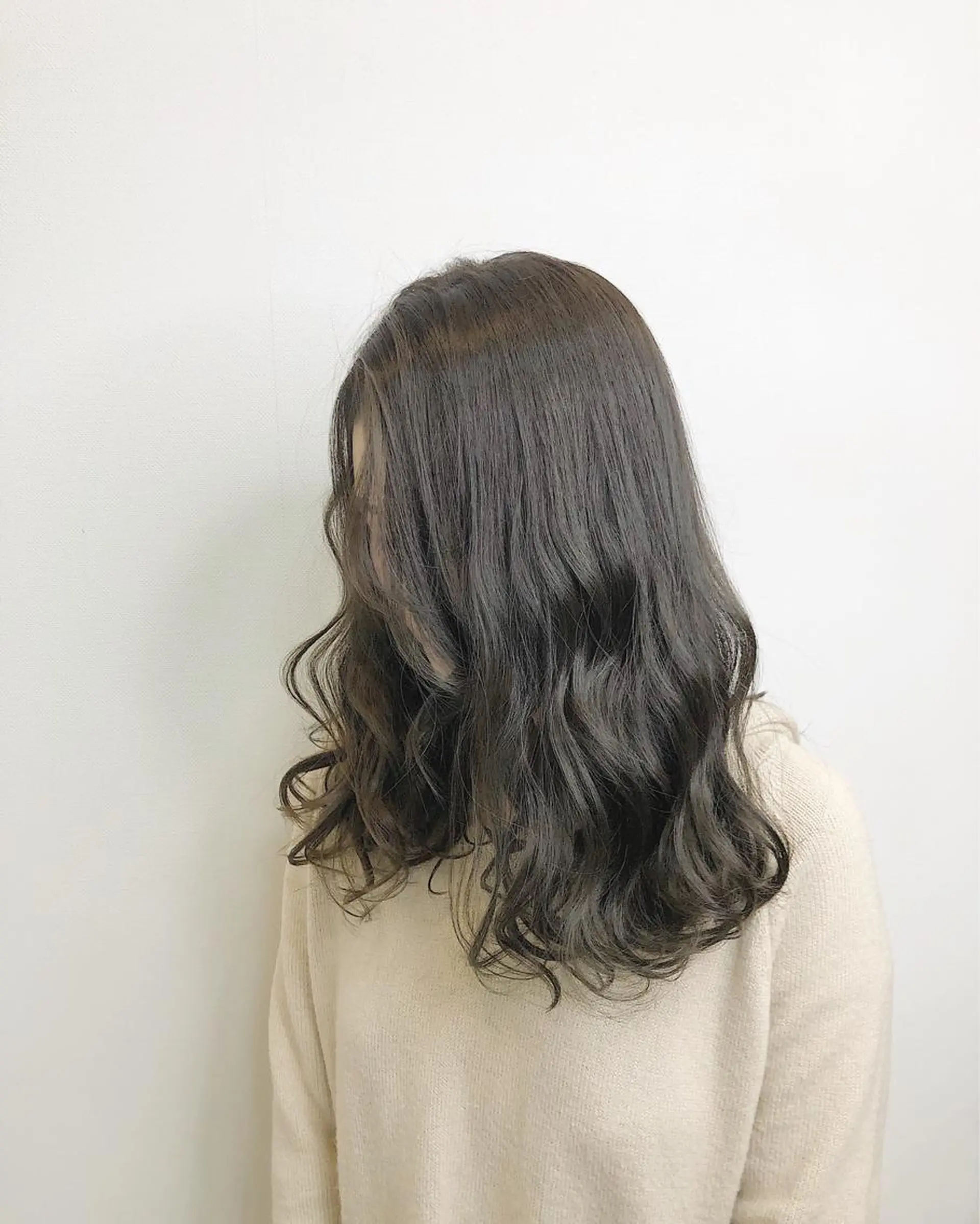 セミロング レイヤー×縮毛矯正 深見 拓のヘアスタイル