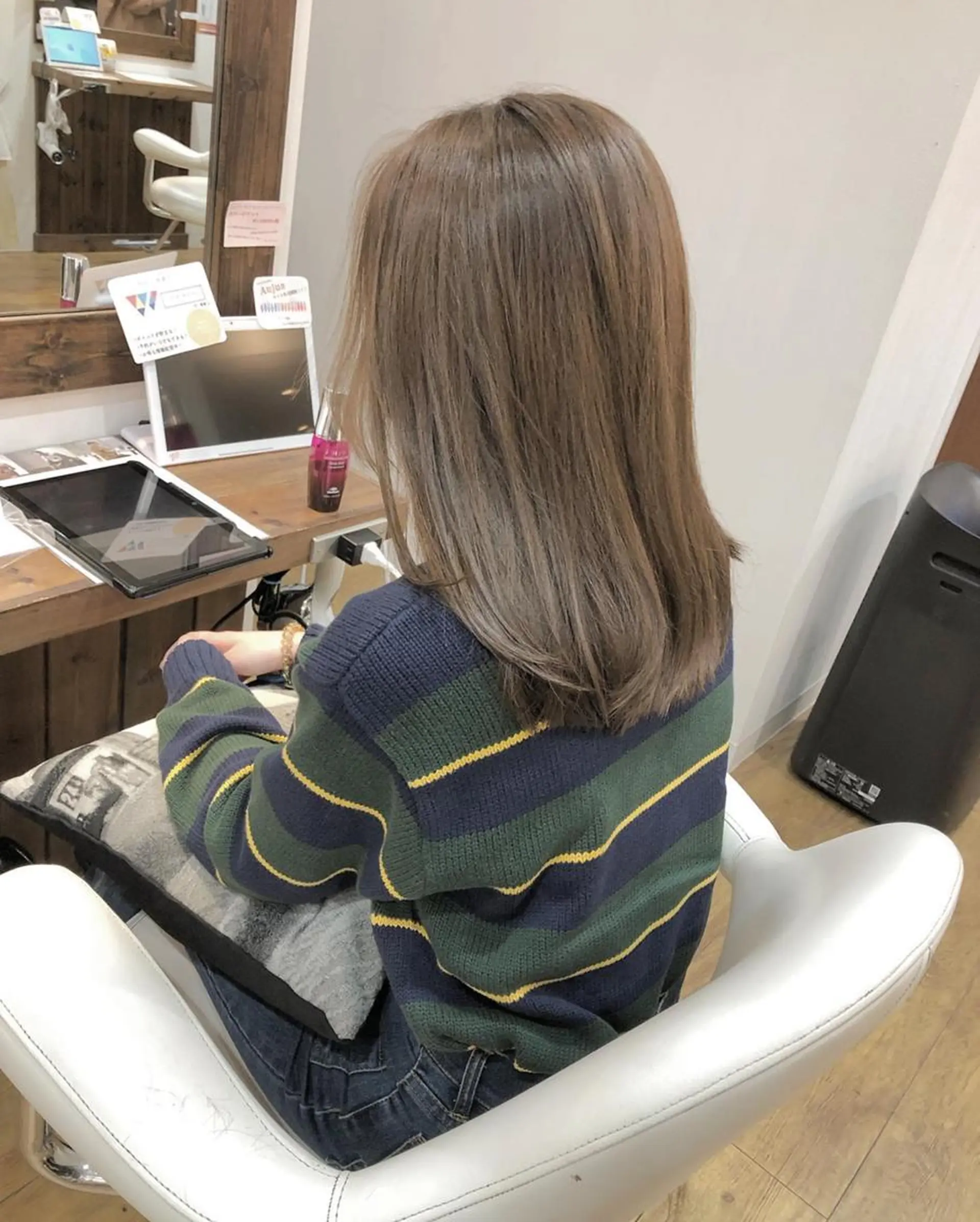 カラー アディクシーカラー アッシュ ブリーチ ダブルカラー グラデーションカラー 🌈ハイトーン/ ワタル🌈のヘアスタイル