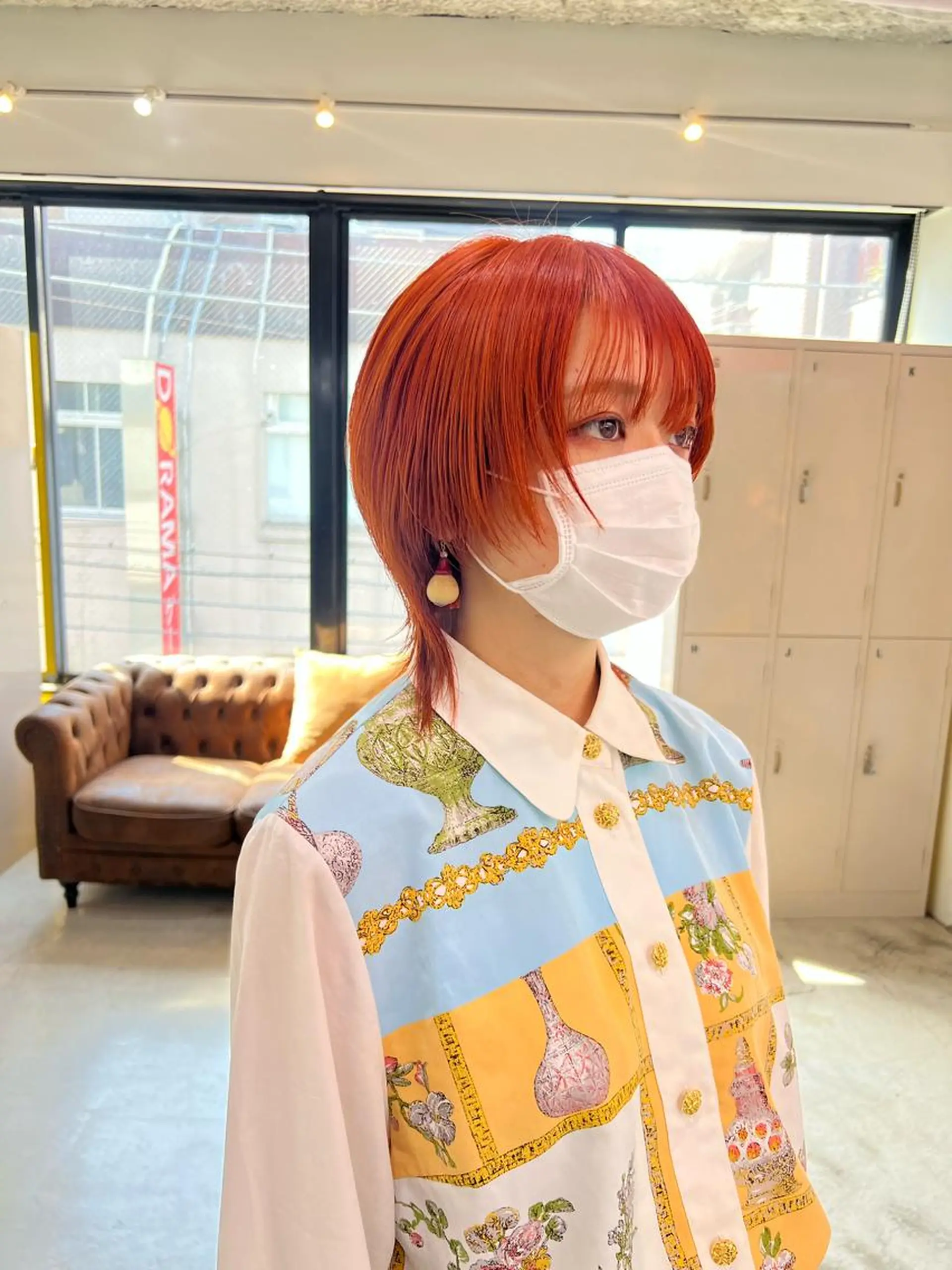 カラー 💥ウルフカット デザインあんな💥のヘアスタイル