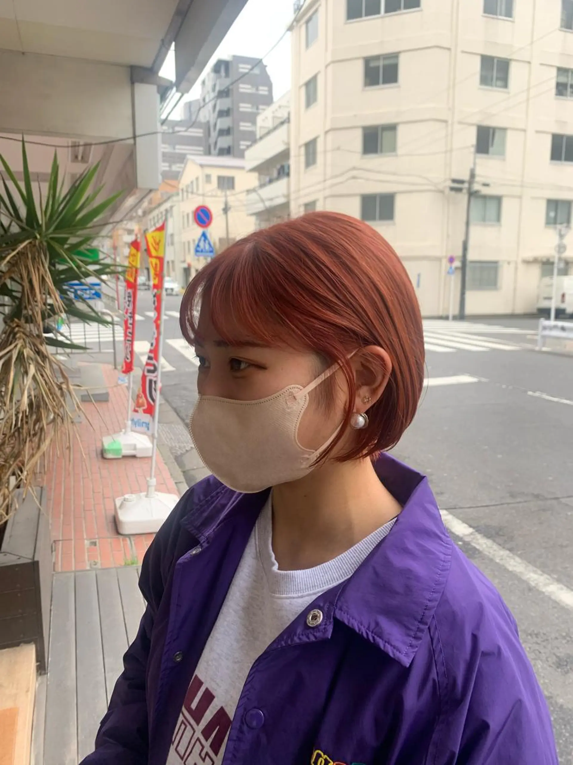 ショート 👑毛流れ、艶髪◉ 縮毛矯正錦糸町ヒガシのヘアスタイル