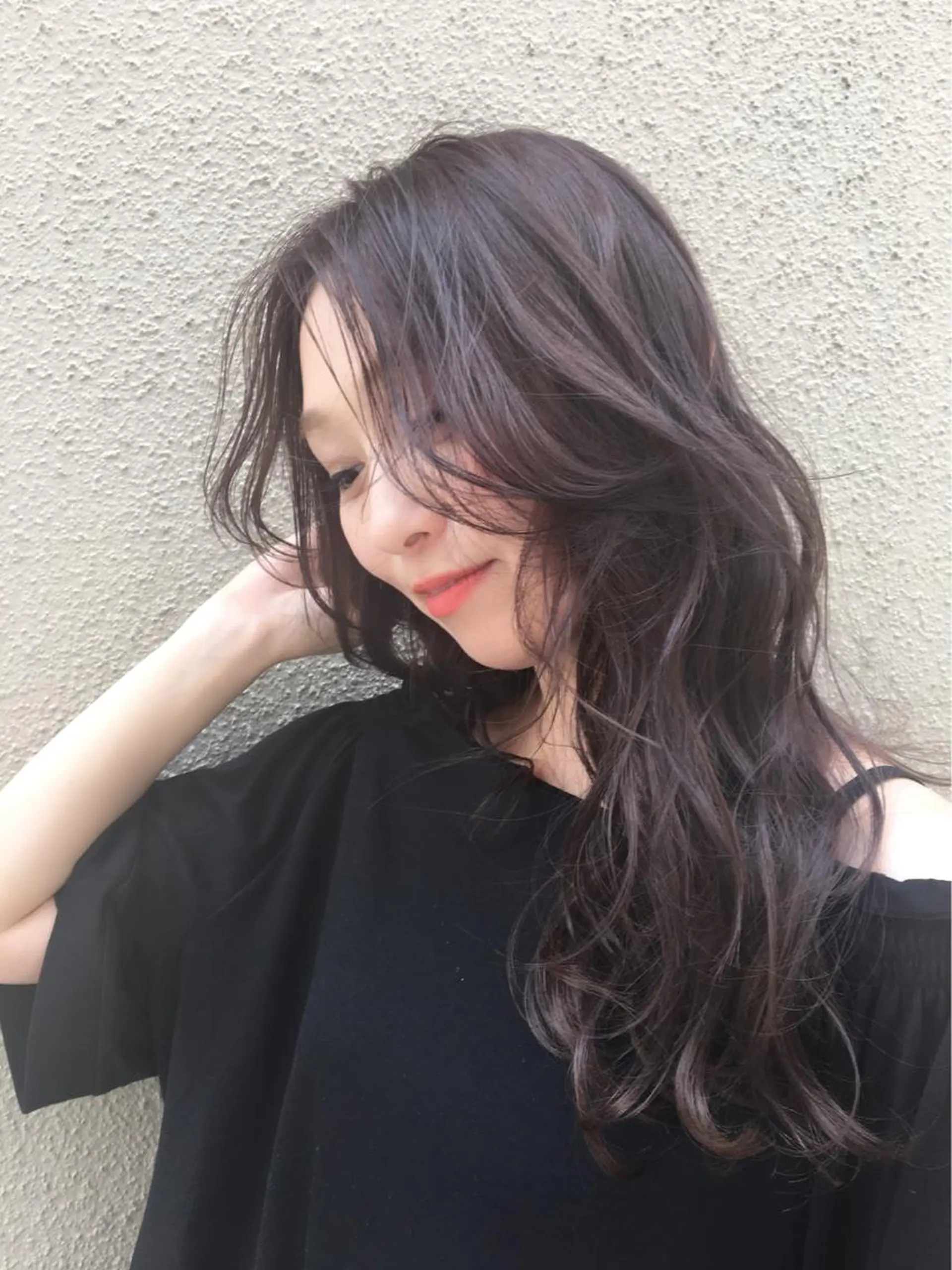 セミロング ロング カラー カット ヘアカラー hairsalon Athle所属・Teramura Kaoriのヘアスタイル