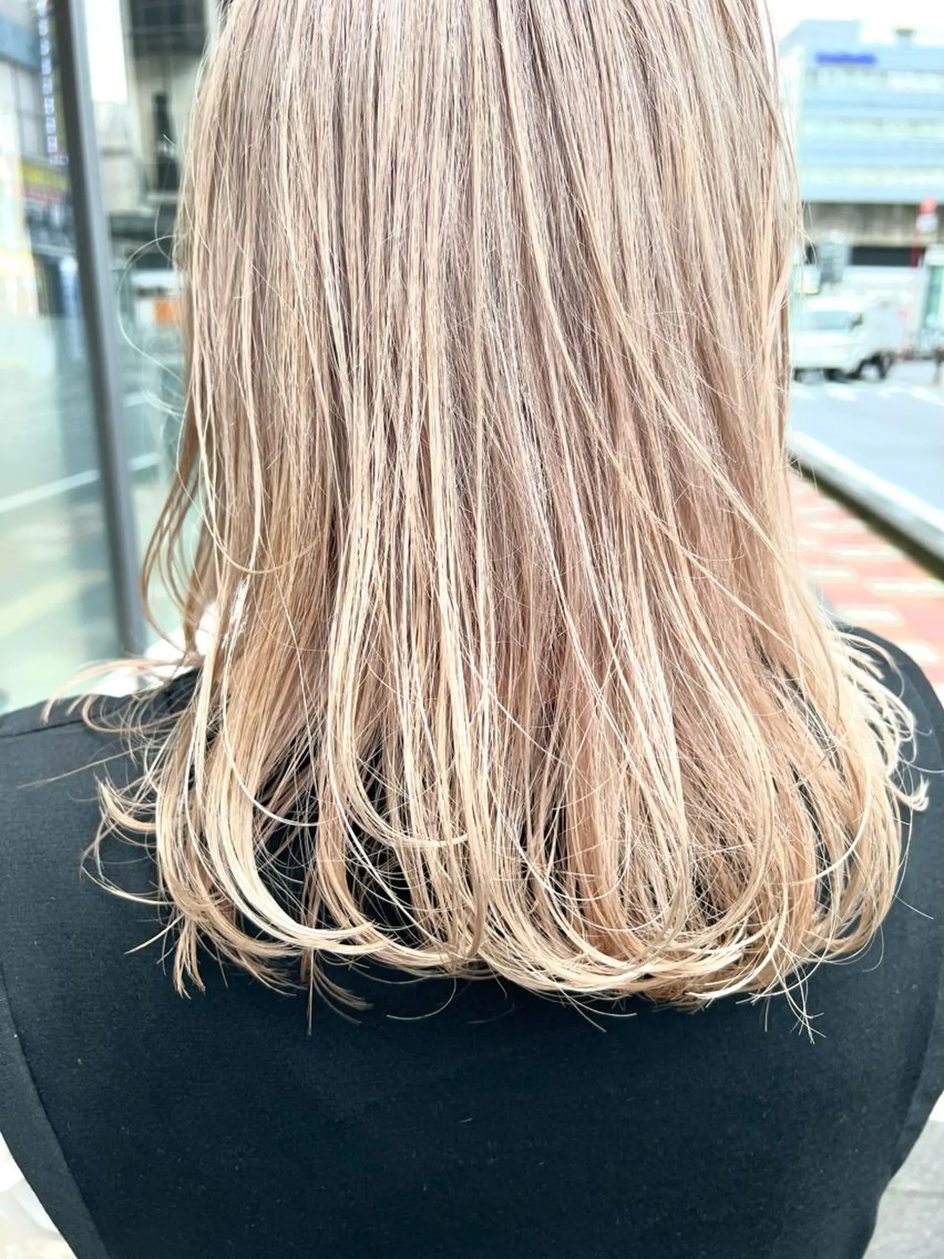 ミディアム カラー カット ヘアカラー brick masayaのヘアスタイル