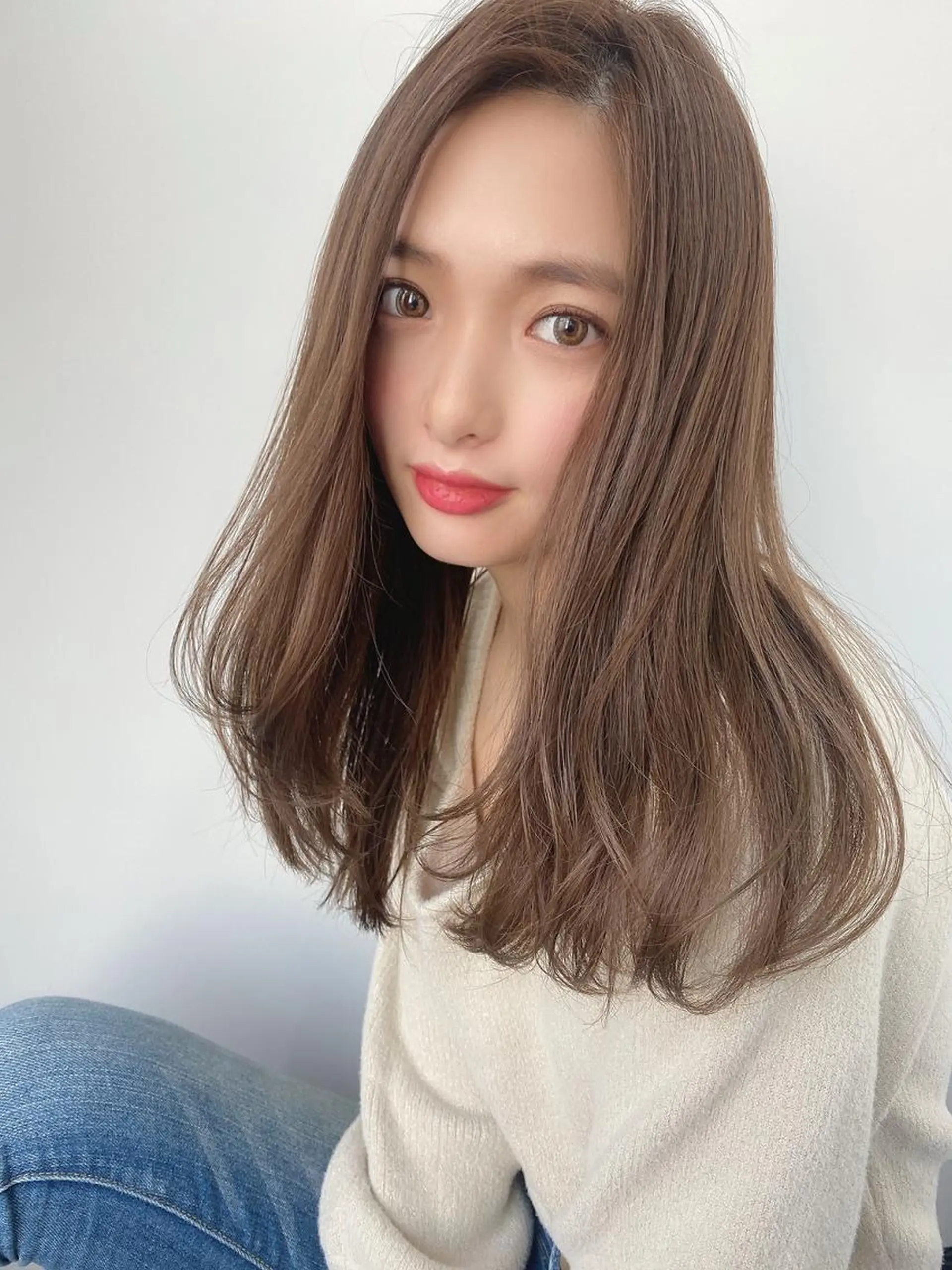 ロング カラー 透明感カラー イルミナカラー 似合わせカット 小顔カット トリートメント 梅田茶屋町 Yutaのヘアスタイル