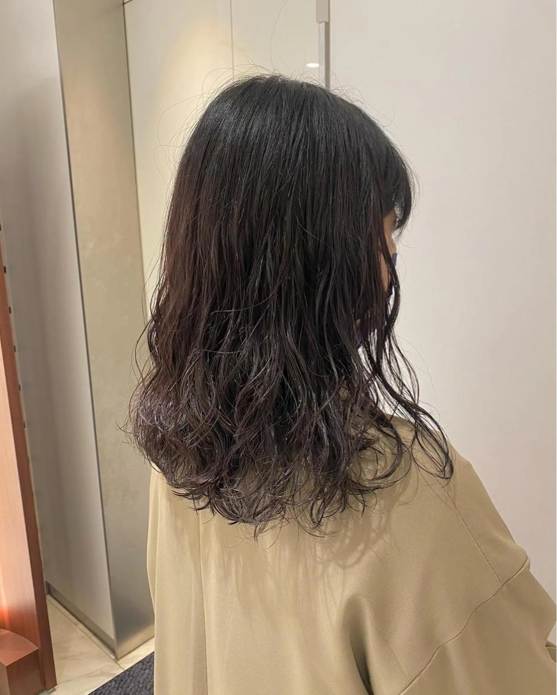 セミロング パーマ カット パーマ ❤️パーマ美容師✂︎ 井口美緒のヘアスタイル