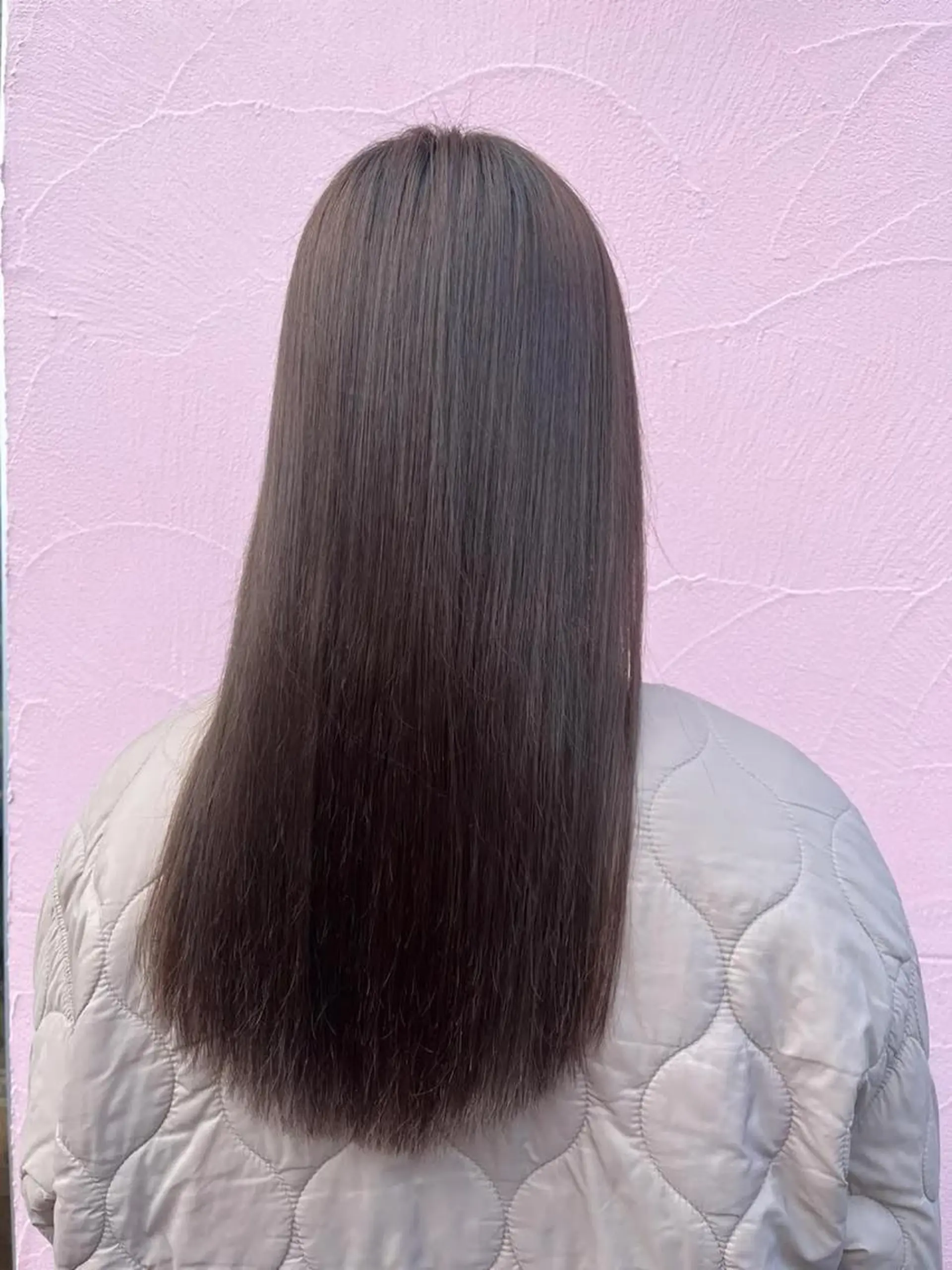 ロング パーマ ストレートパーマ 縮毛矯正 フルールドソレイユ所属・♡ナナコ♡ レイヤー/艶髪のヘアスタイル