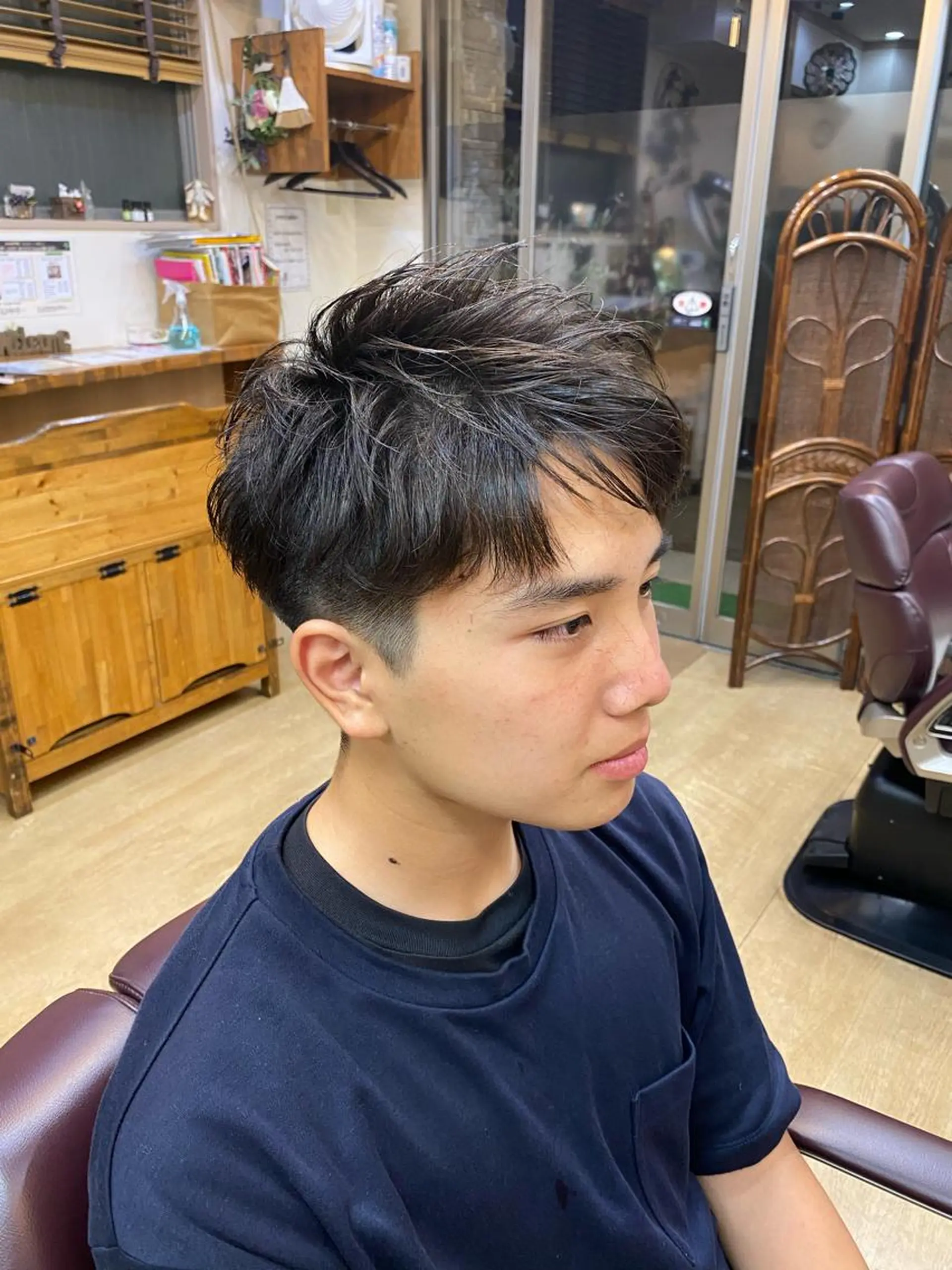 ショート メンズ 浅見 天翔のヘアスタイル
