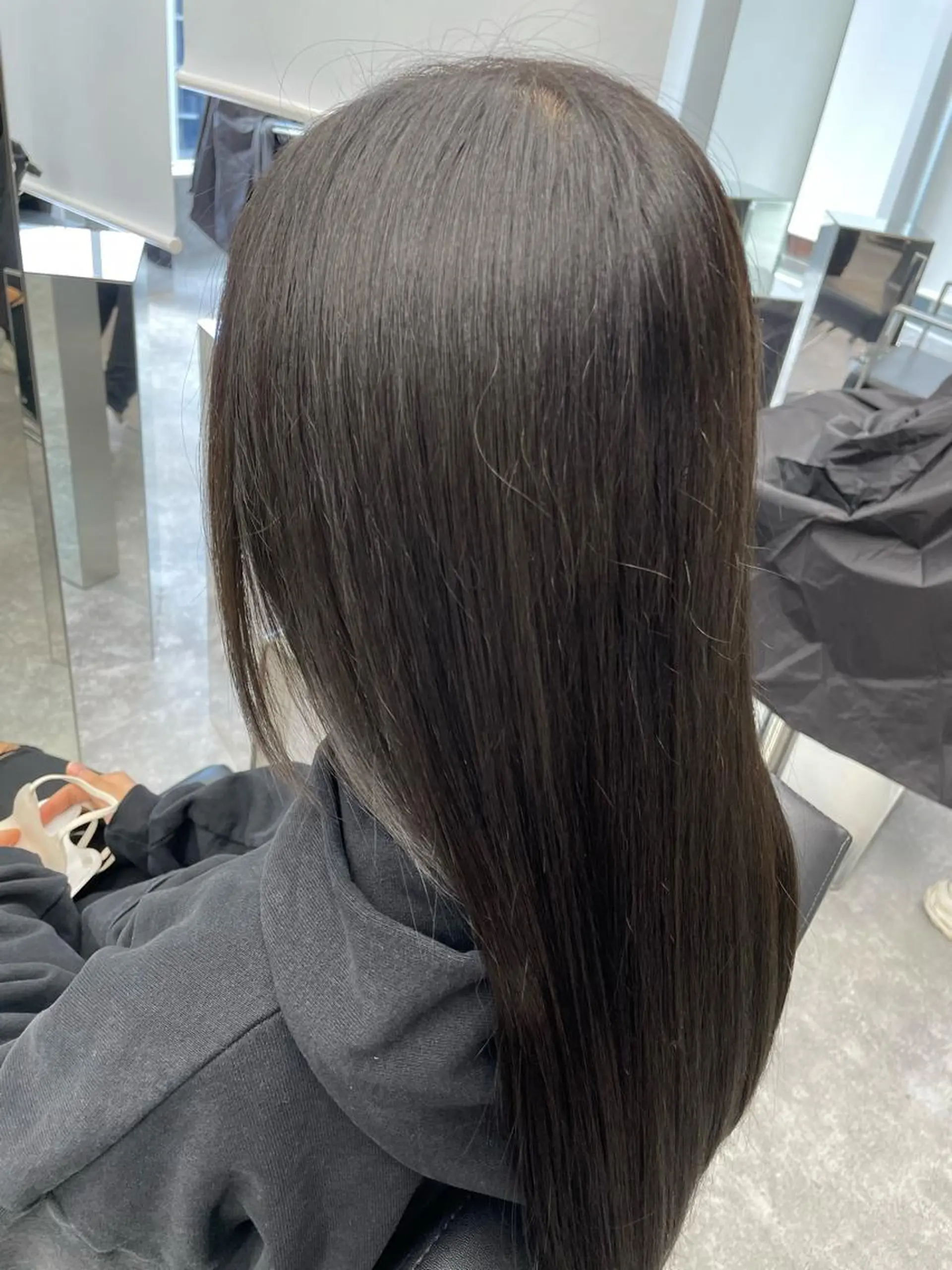 ロング ショートボブ 韓国風カラー ボブ ハイライト 髪質改善 PERCUT大阪堀江店所属・メンズヘアのカリスマ 北地　空のヘアスタイル