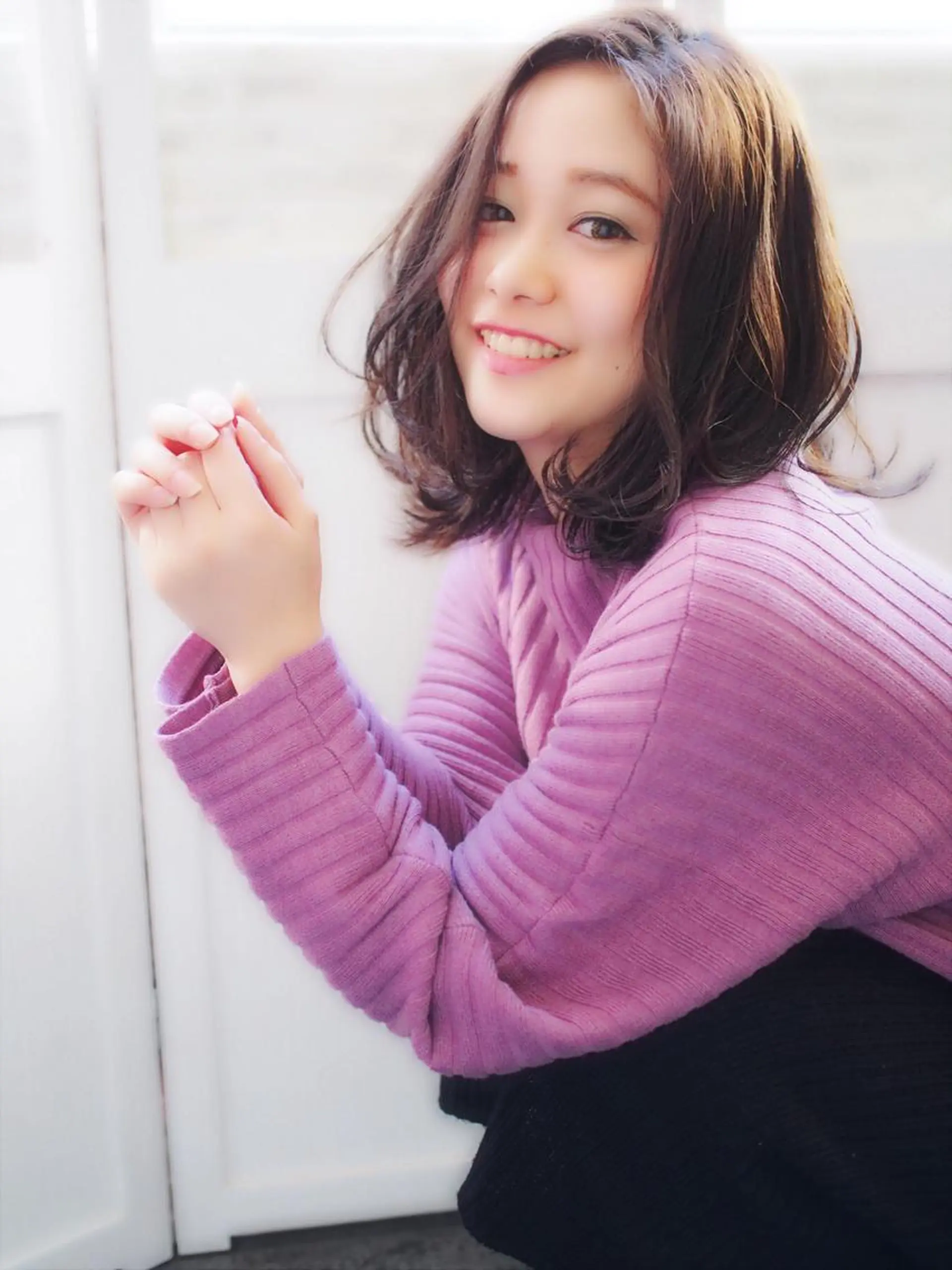 ミディアム ほさか しんごのヘアスタイル