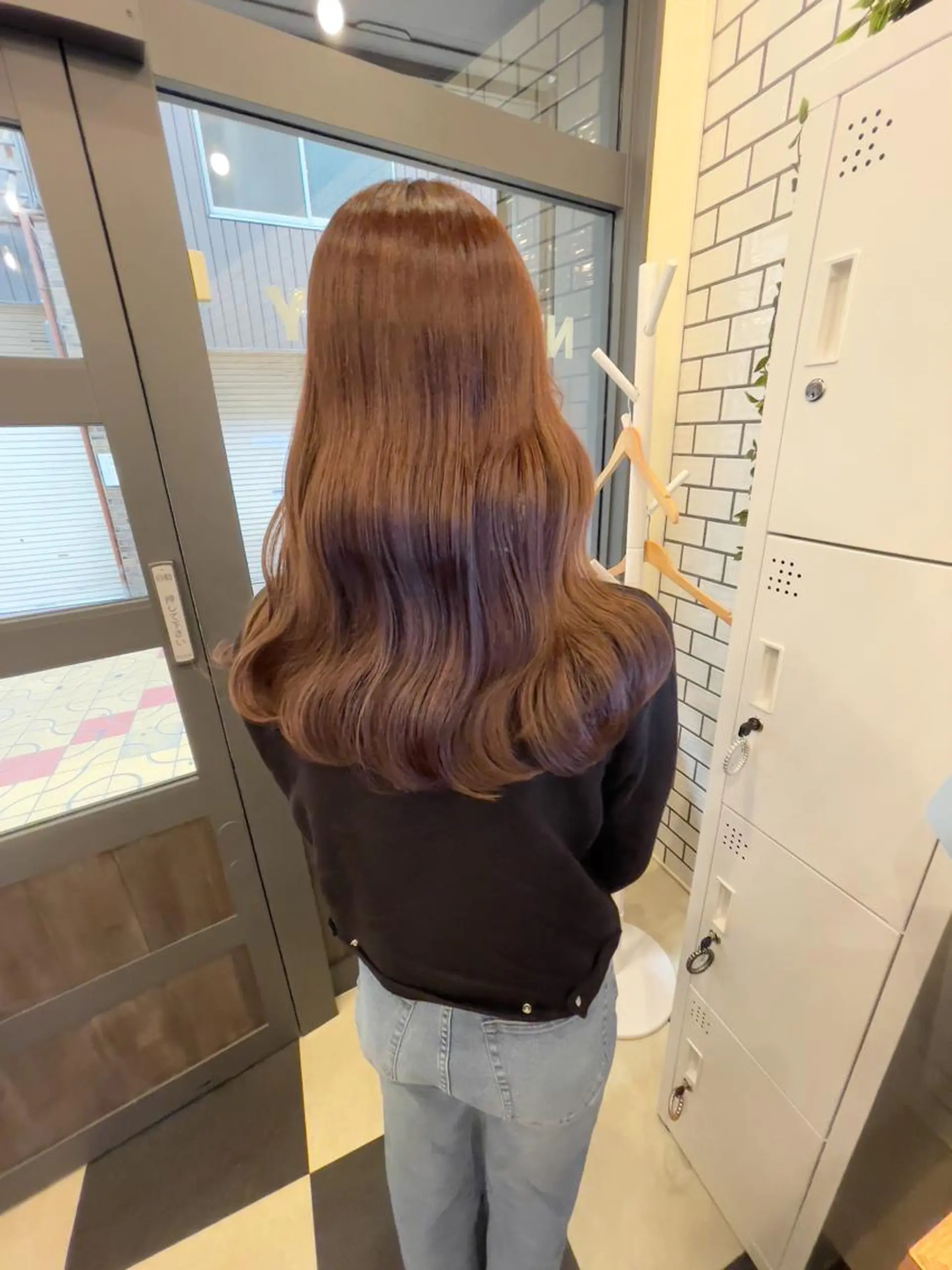 ロング カラー ブラウンカラー NEWpOLICY所属・RE -NAのヘアスタイル