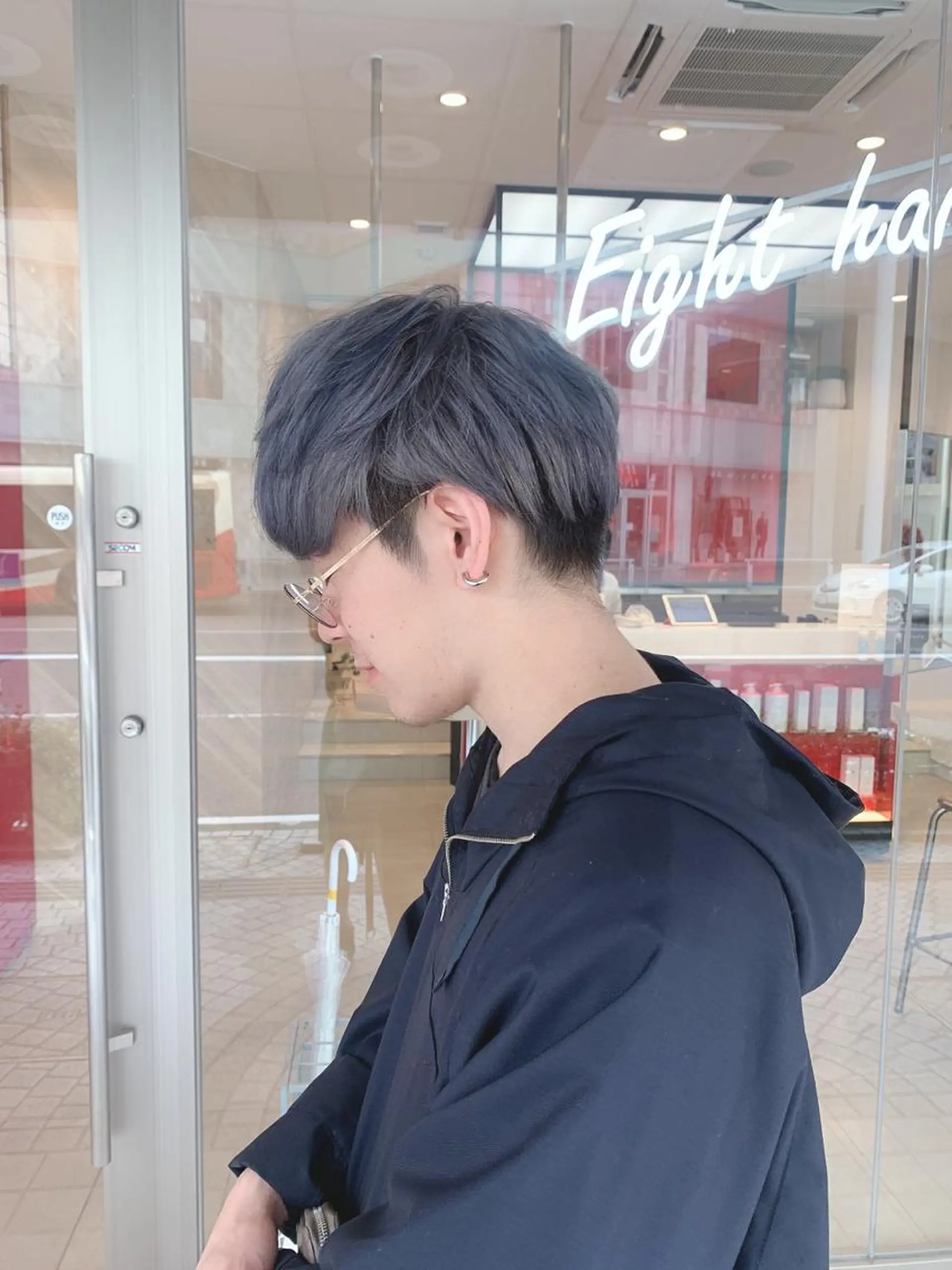 メンズ メンズハイライト みなもと ちはるのヘアスタイル