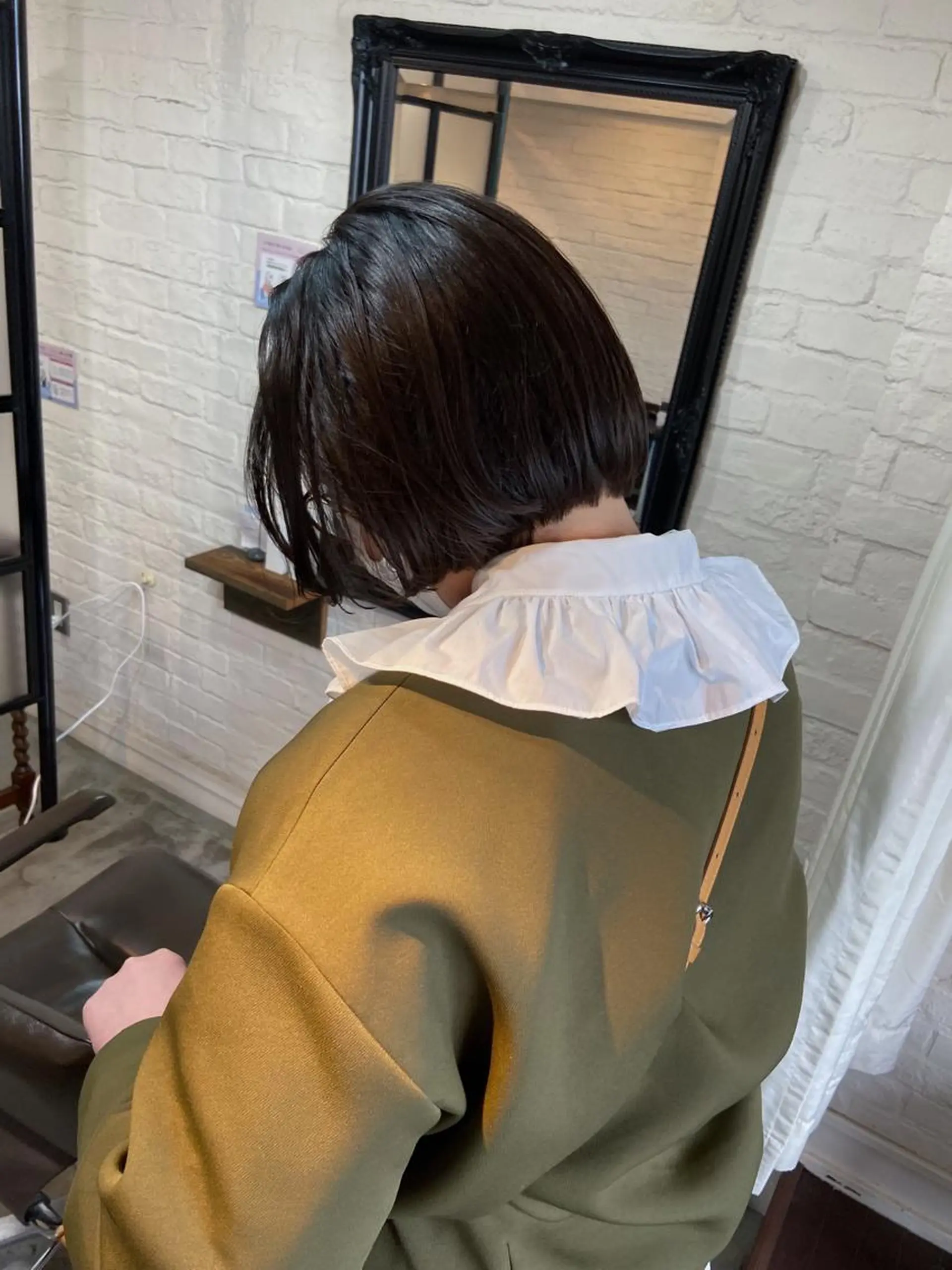 ショート カラー ボブ カット ヘアカラー 吉川 愛美李のヘアスタイル