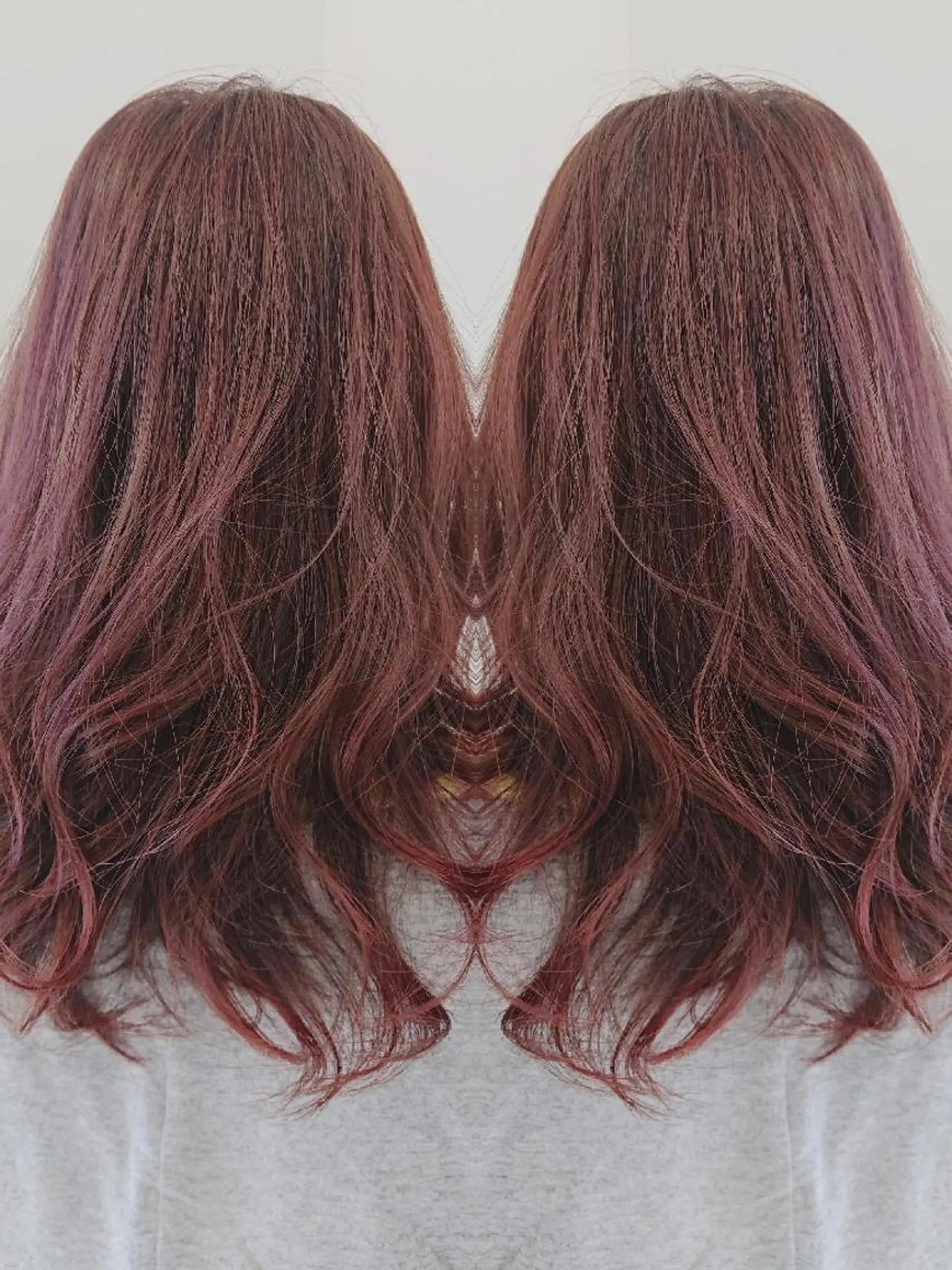 セミロング タッセルボブ× 美髪・髪質改善のヘアスタイル