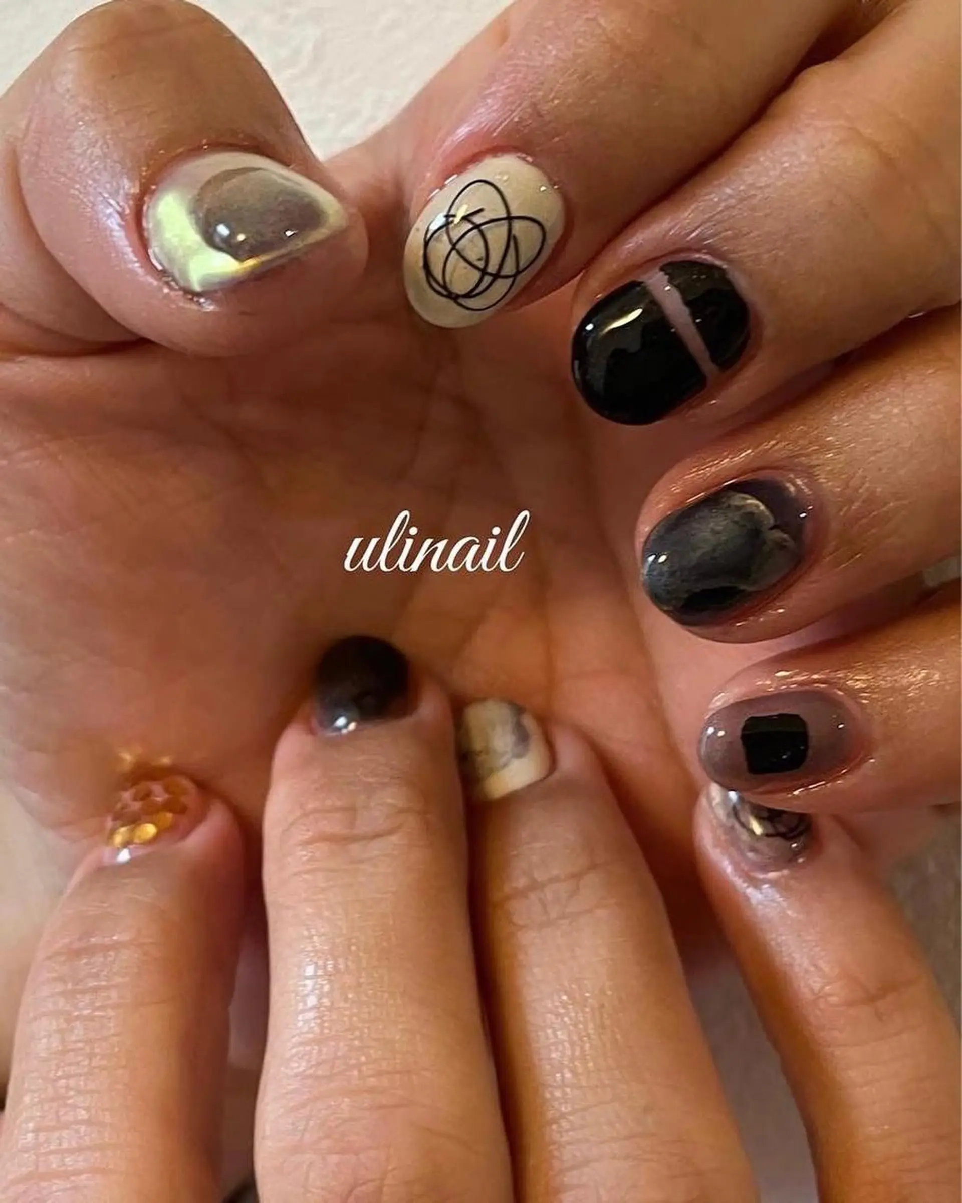 ネイル ハンドネイル ulinail （ウリネイル）のネイルデザイン