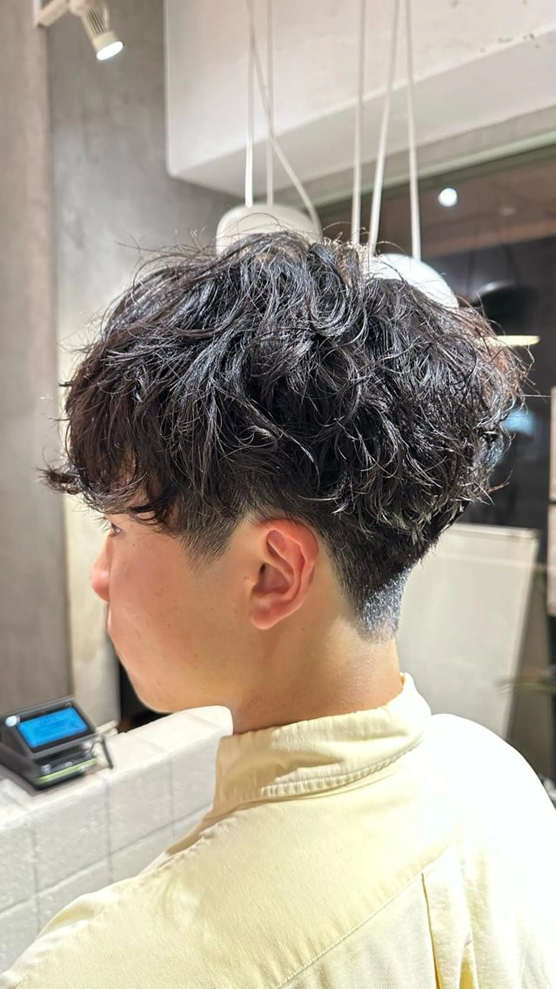 ショート パーマ メンズ メンズパーマ プードルパーマ 波巻きパーマ 似合わせカット プードルパーマ 艶髪カラー/透明感 美髪/白髪/ﾑﾅｶﾀのヘアスタイル