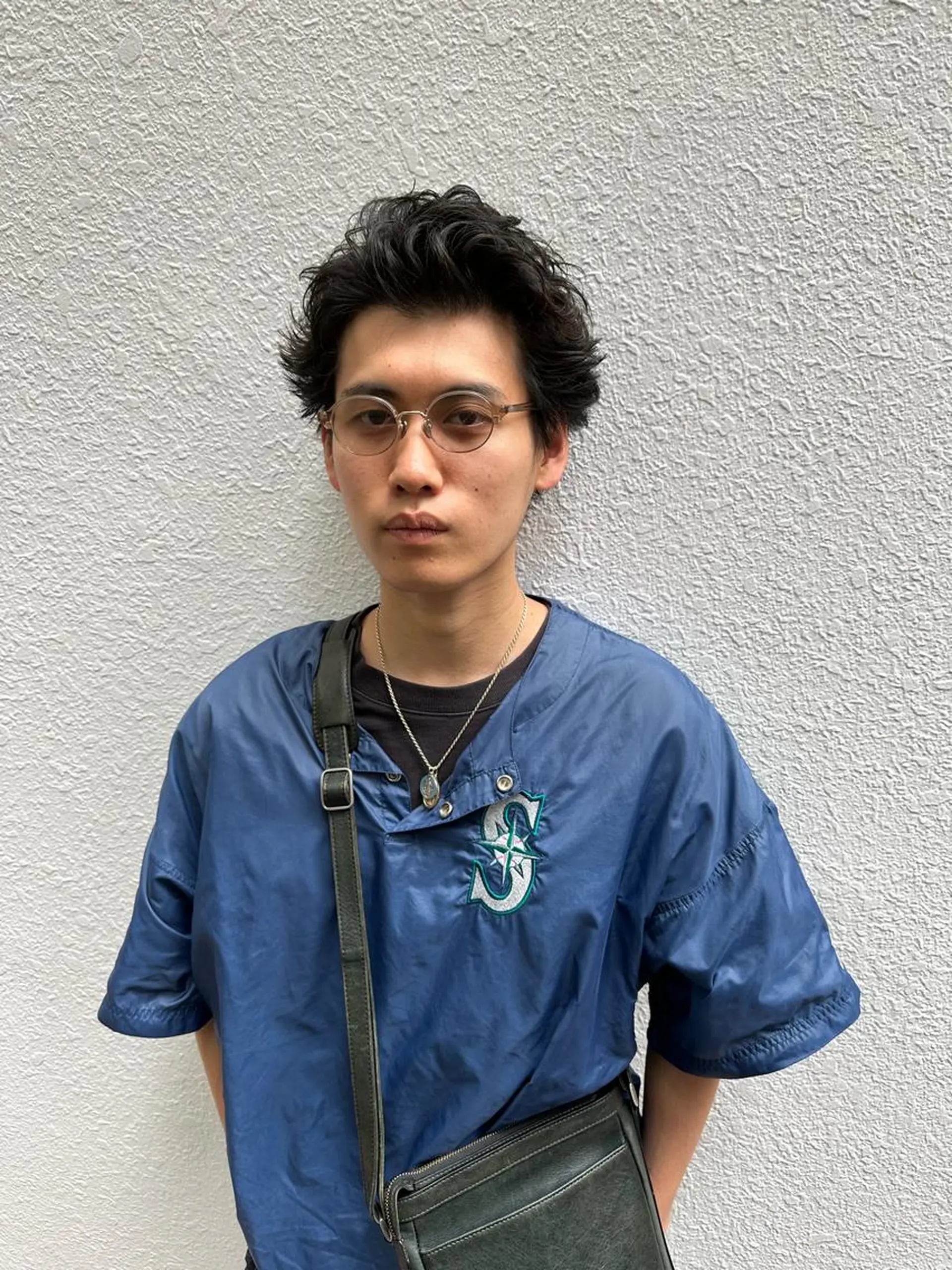 パーマ メンズ スパイキーショート カット パーマ ハマベ イクト FLORENのヘアスタイル