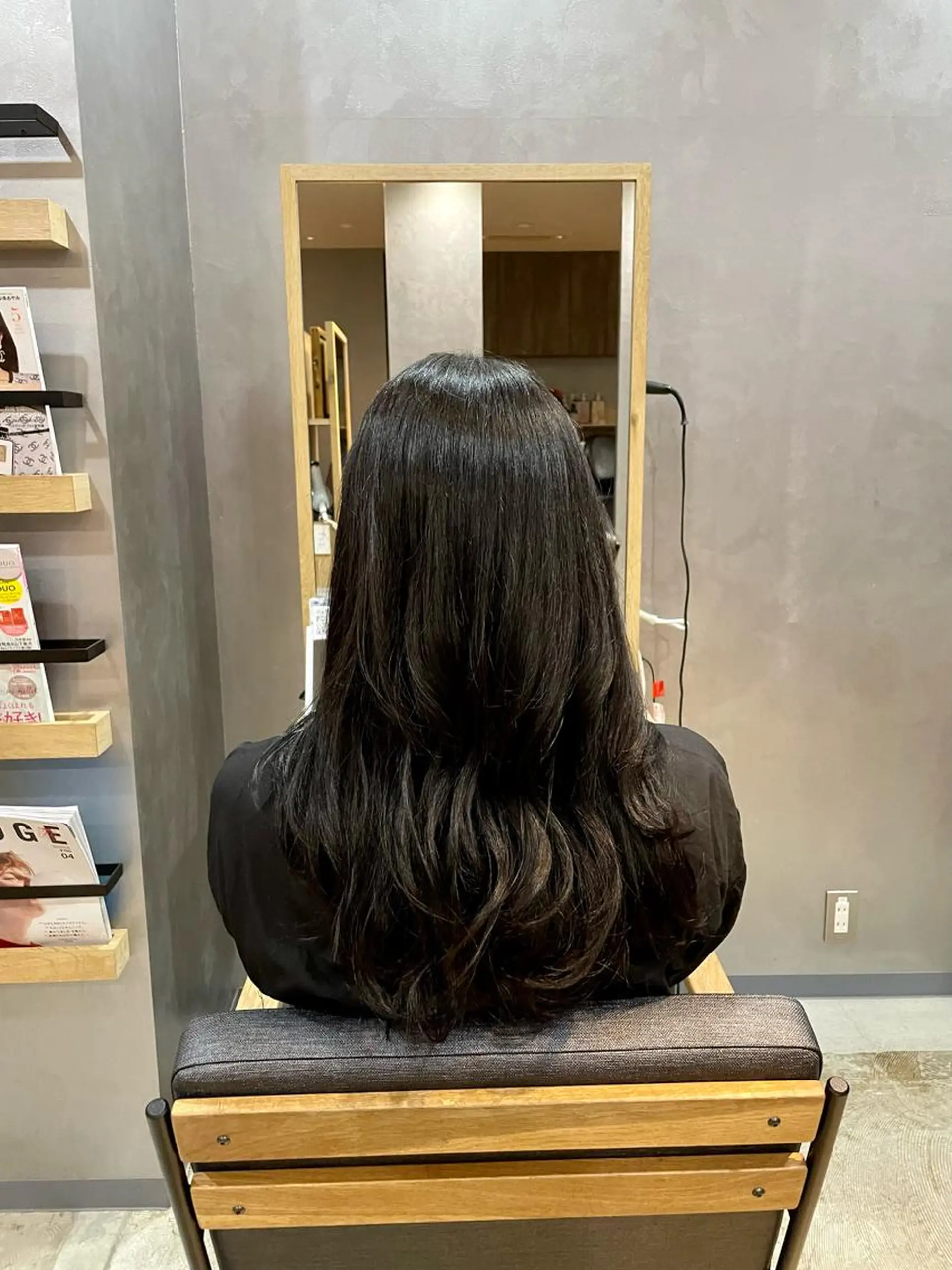 ロング カラー 上村 颯のヘアスタイル