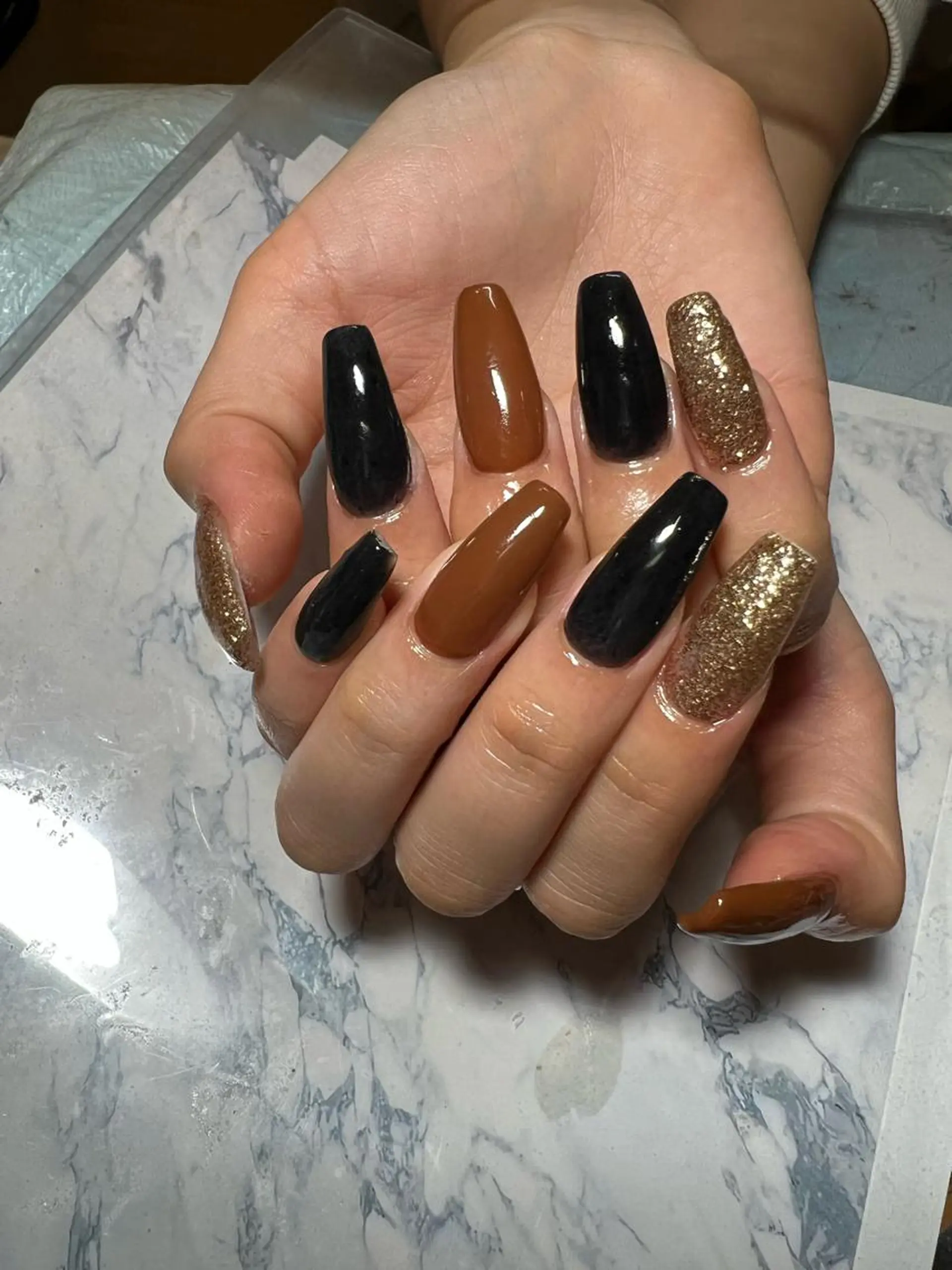 ネイル スカルプネイル 星 亜也加のネイルデザイン