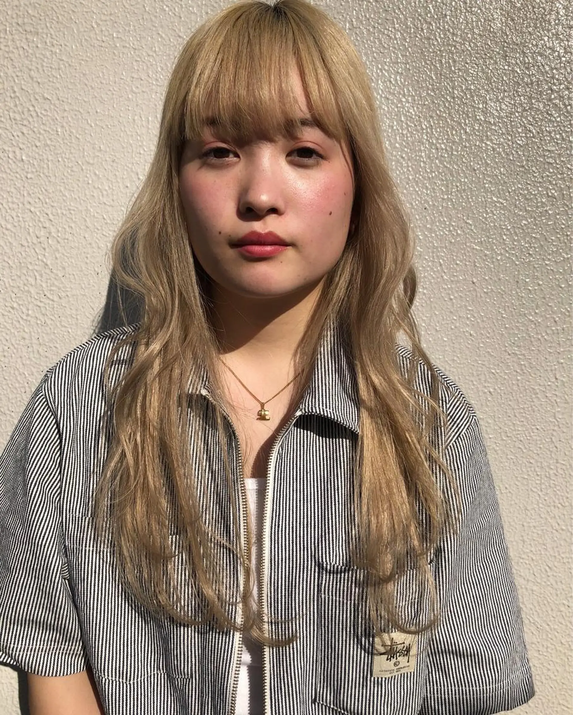 ロング カラー 菊地 柚乃のヘアスタイル