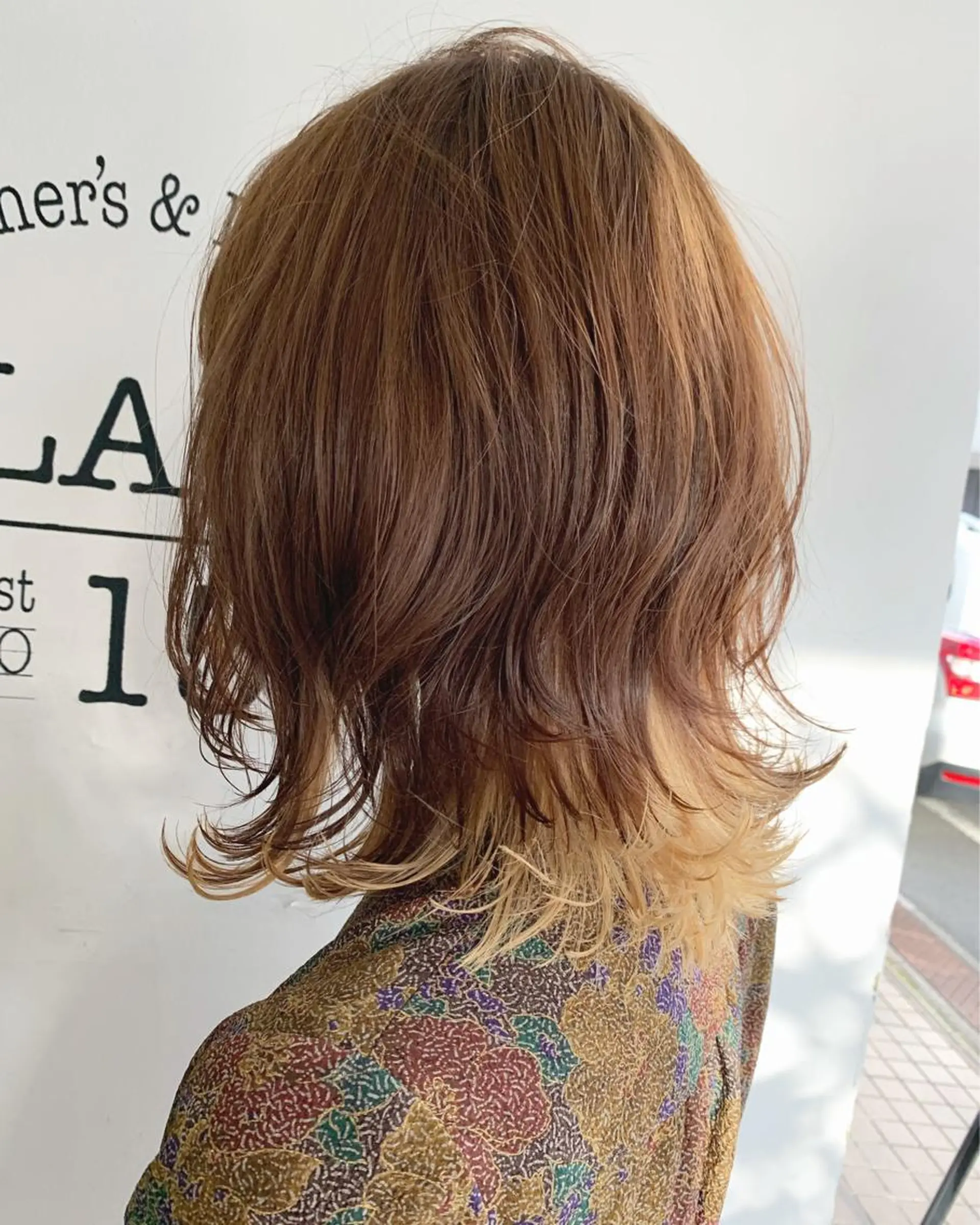 ミディアム カラー ヘアアレンジ ◎モチマル チアキ◎のヘアスタイル