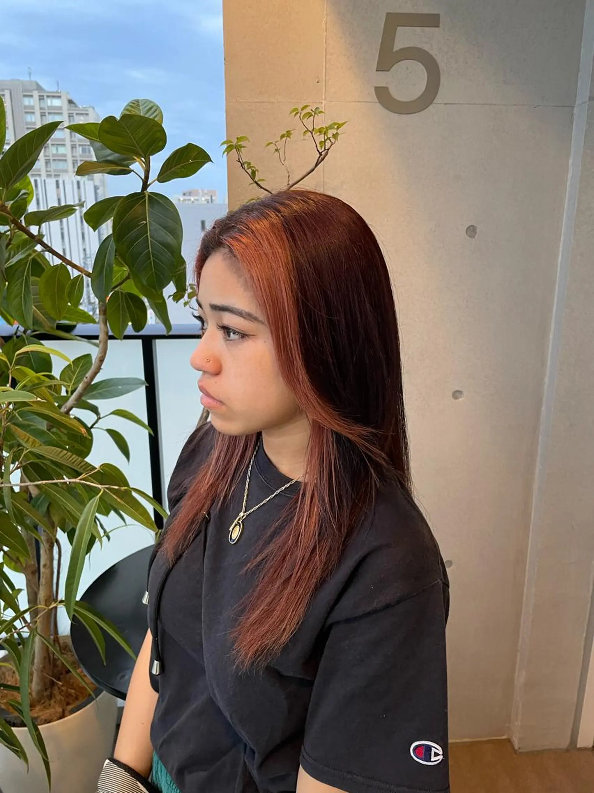 セミロング 抜け感ハイトーン/ ボブ/Ririnaのヘアスタイル