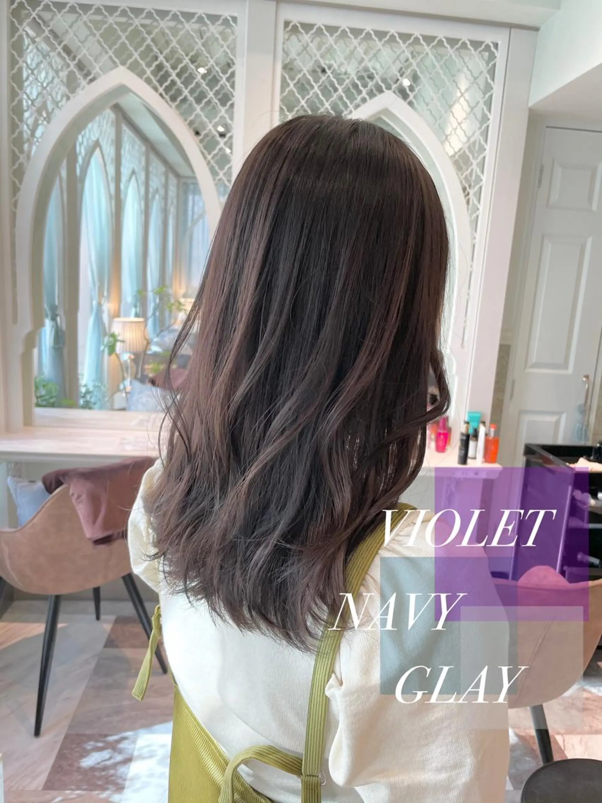 セミロング カラー 美髪/カラー 美容院🌈渡辺隼也のヘアスタイル