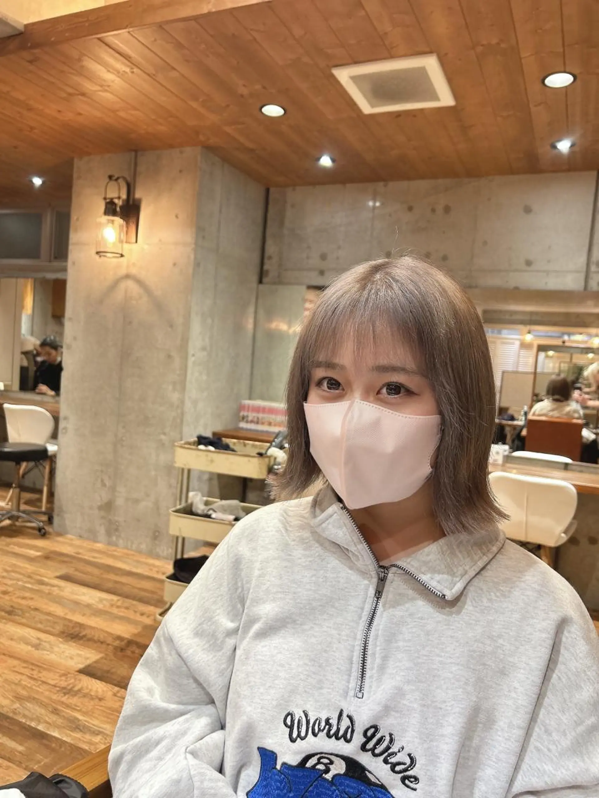 ミディアム カラー ヘアカラー トリートメント 🎨デザイン🥇 美髪・艶髪　日暮千敬のヘアスタイル