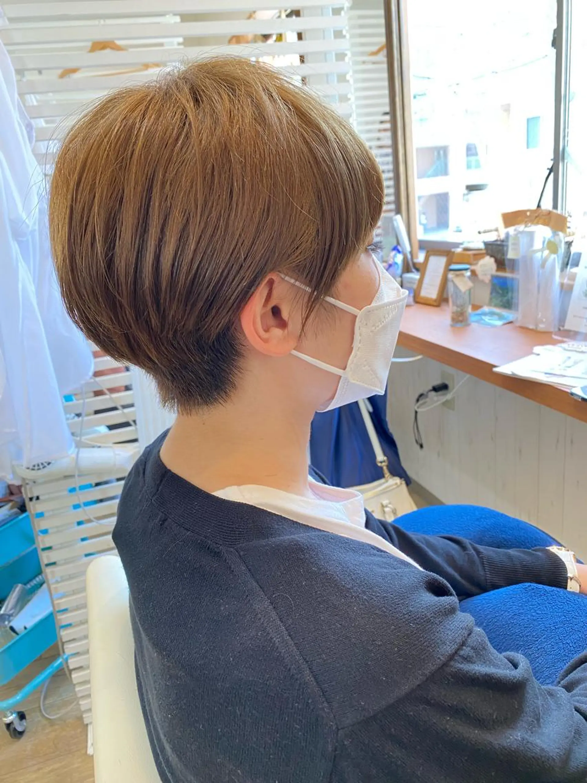 ショート ショート、ボブ シマダマサトのヘアスタイル