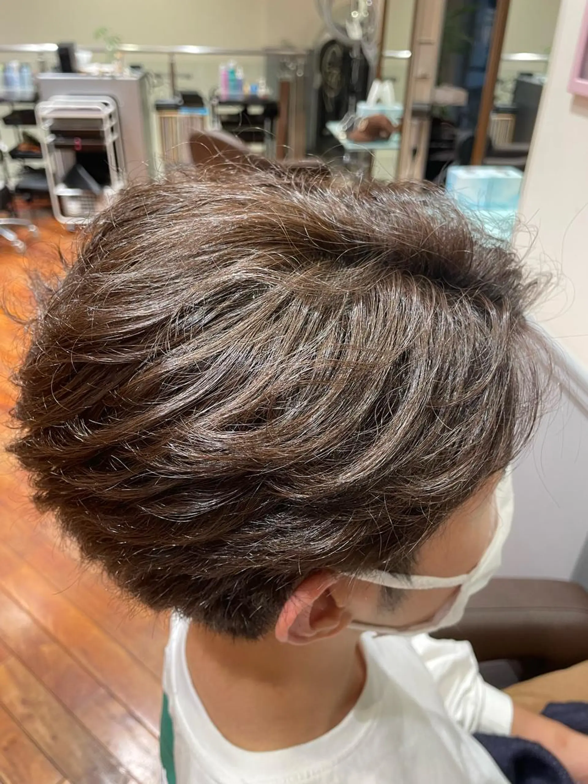 メンズ カットモデル ヨネダのヘアスタイル