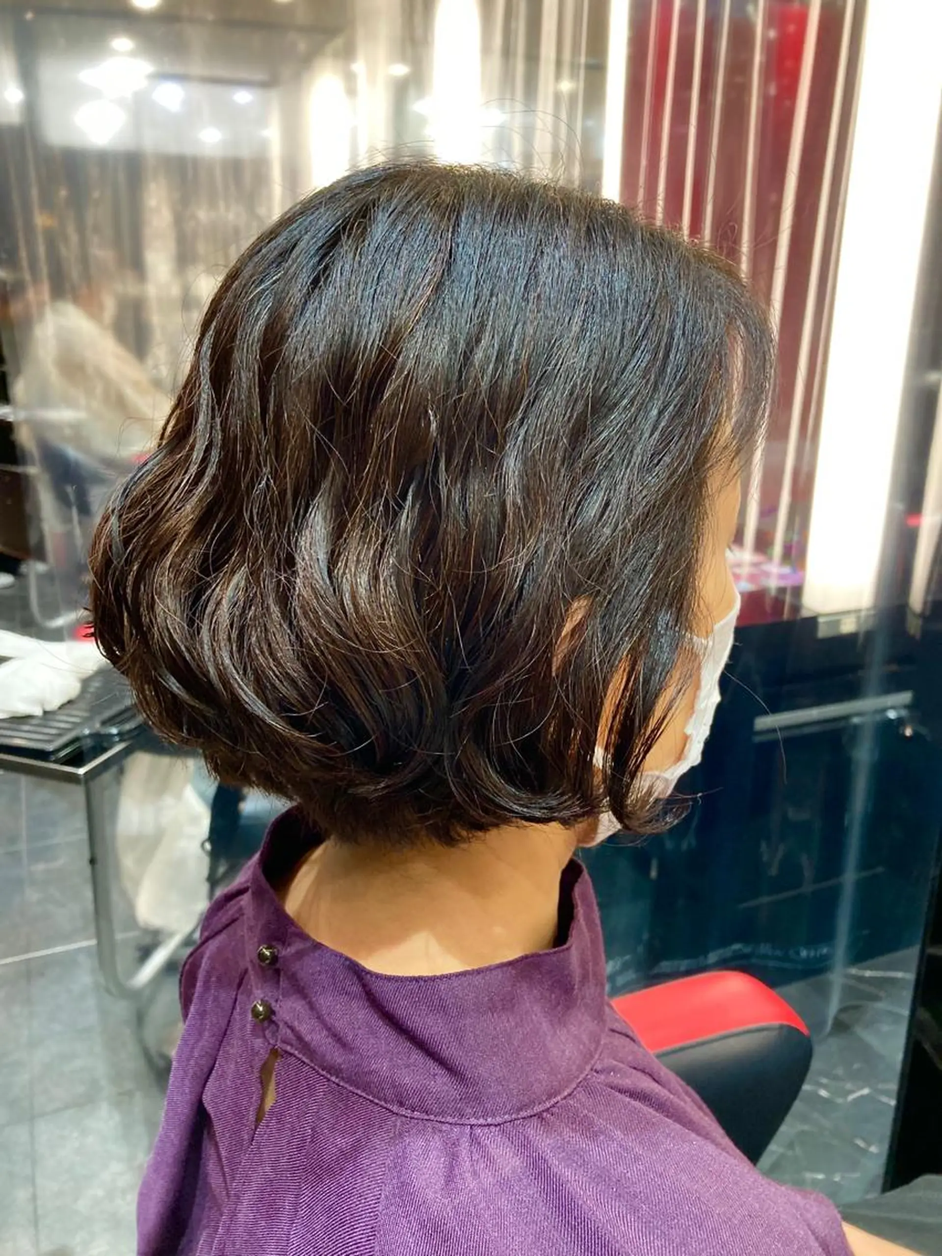 ショート カラー パーマ Annon プライベートサロンのヘアスタイル