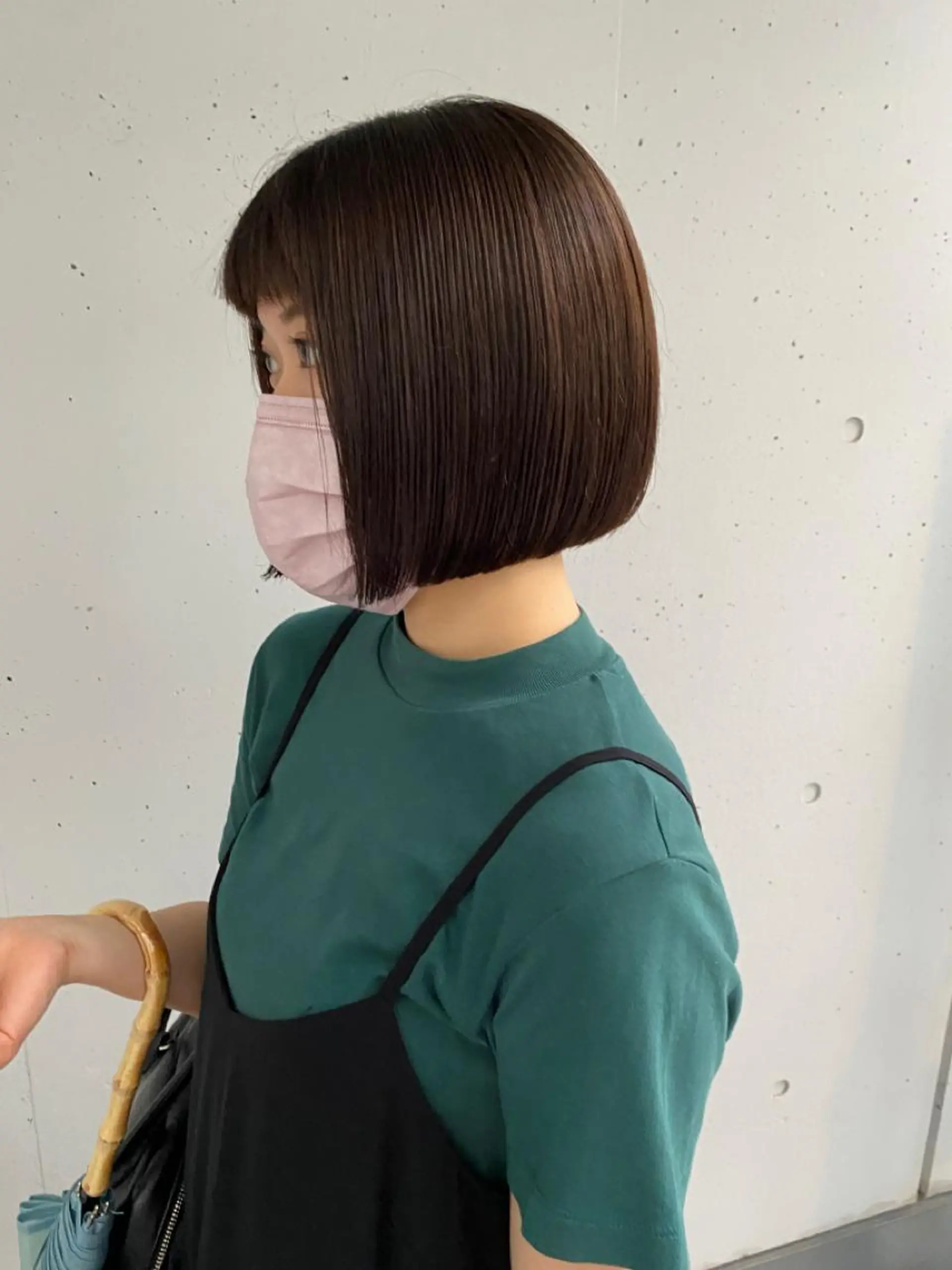 ミディアム カット ヘアカラー トリートメント ボブ / オージュア 🌸Mikuのヘアスタイル