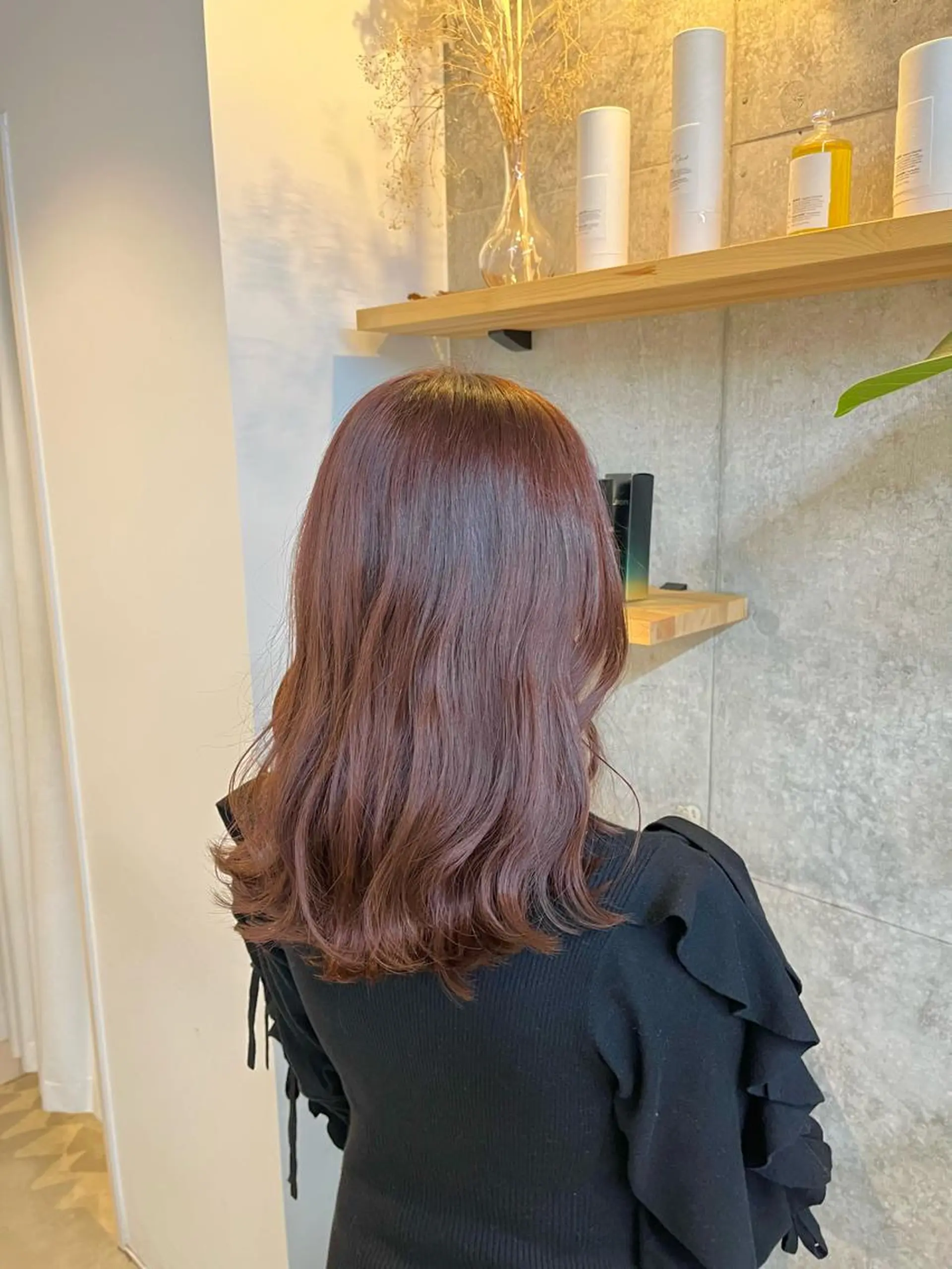 ミディアム カラー カット ヘアカラー ハイトーンカラ ー/小川のヘアスタイル